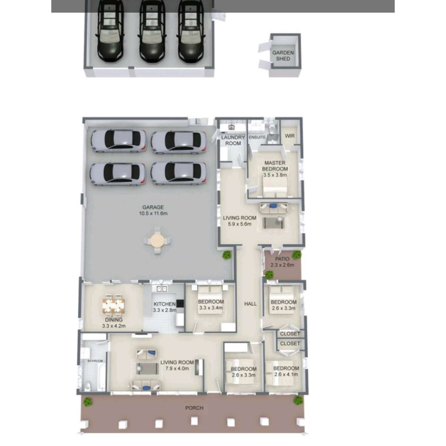 Floorplan of Homely house listing, 11 Short Street, Boronia Heights QLD 4124