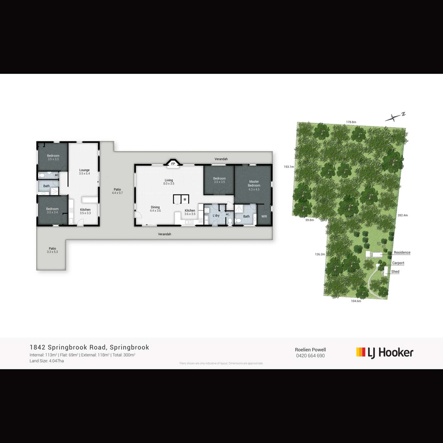 Floorplan of Homely acreageSemiRural listing, 1842 Springbrook Road, Springbrook QLD 4213