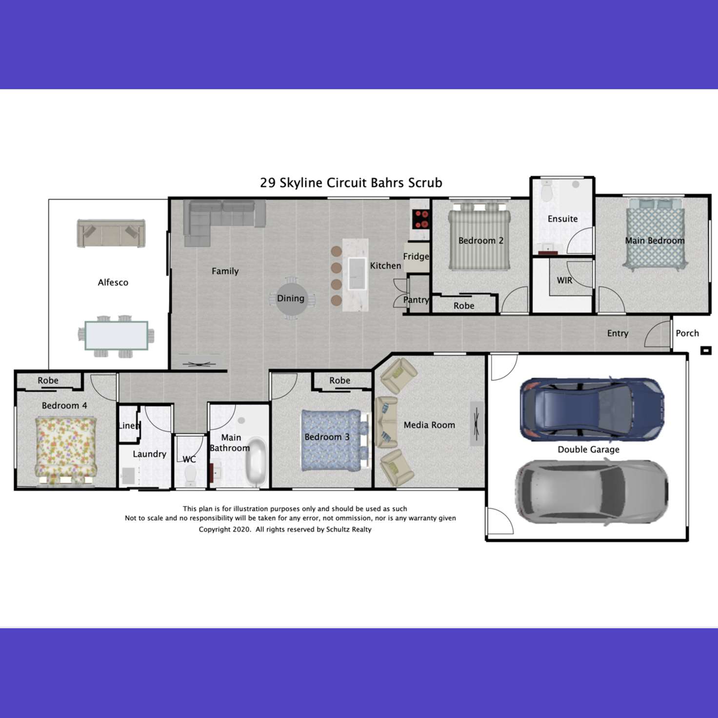 Floorplan of Homely house listing, 29 Skyline Circuit, Bahrs Scrub QLD 4207