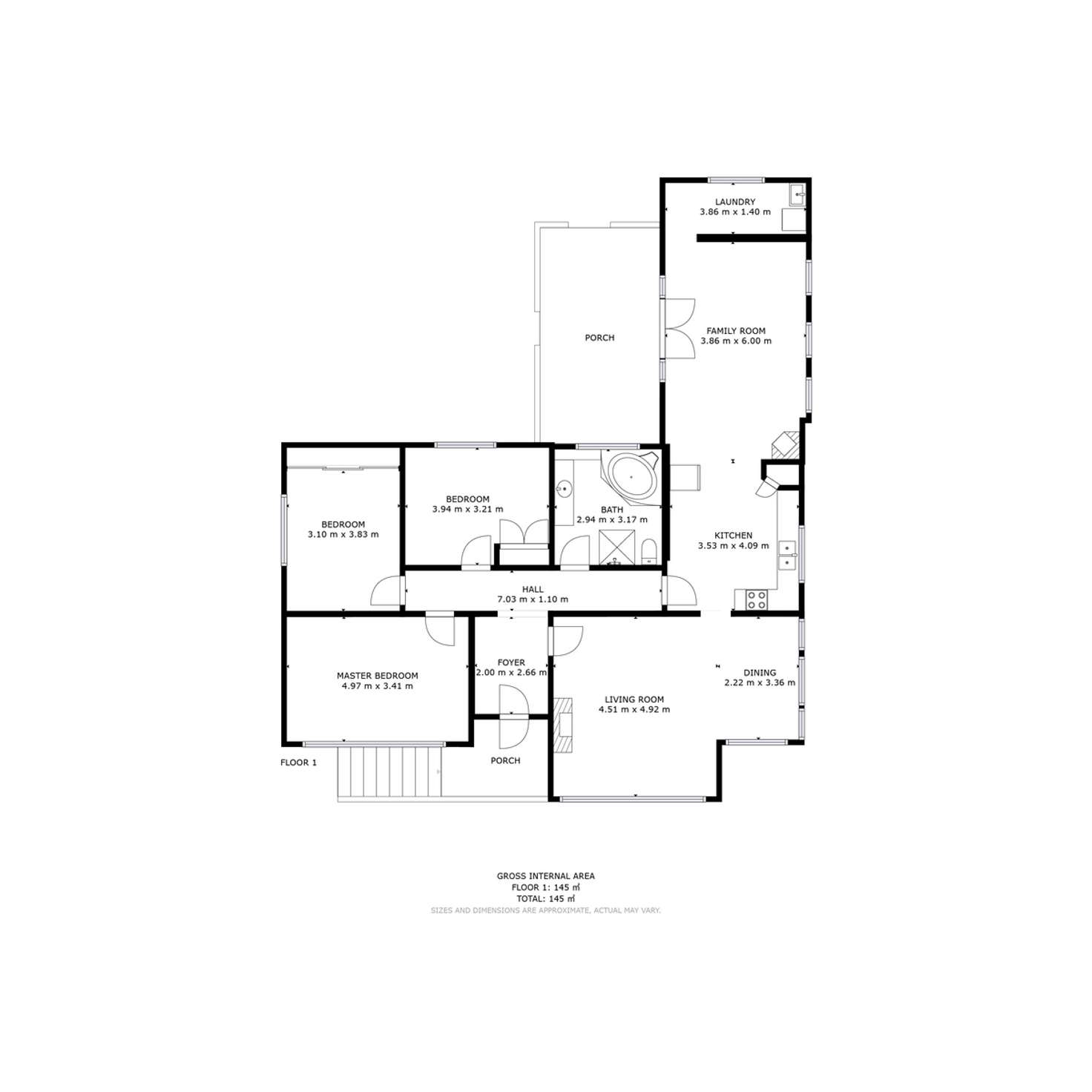 Floorplan of Homely house listing, 4 Barclay Crescent, Rosetta TAS 7010