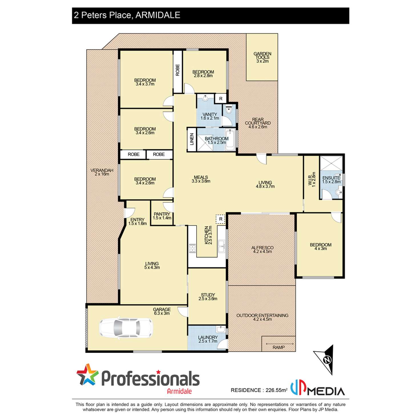 Floorplan of Homely house listing, 2 Peters Place, Armidale NSW 2350