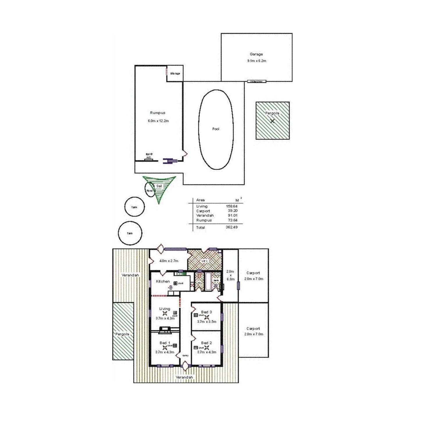 Floorplan of Homely house listing, 5 Second Street, Owen SA 5460