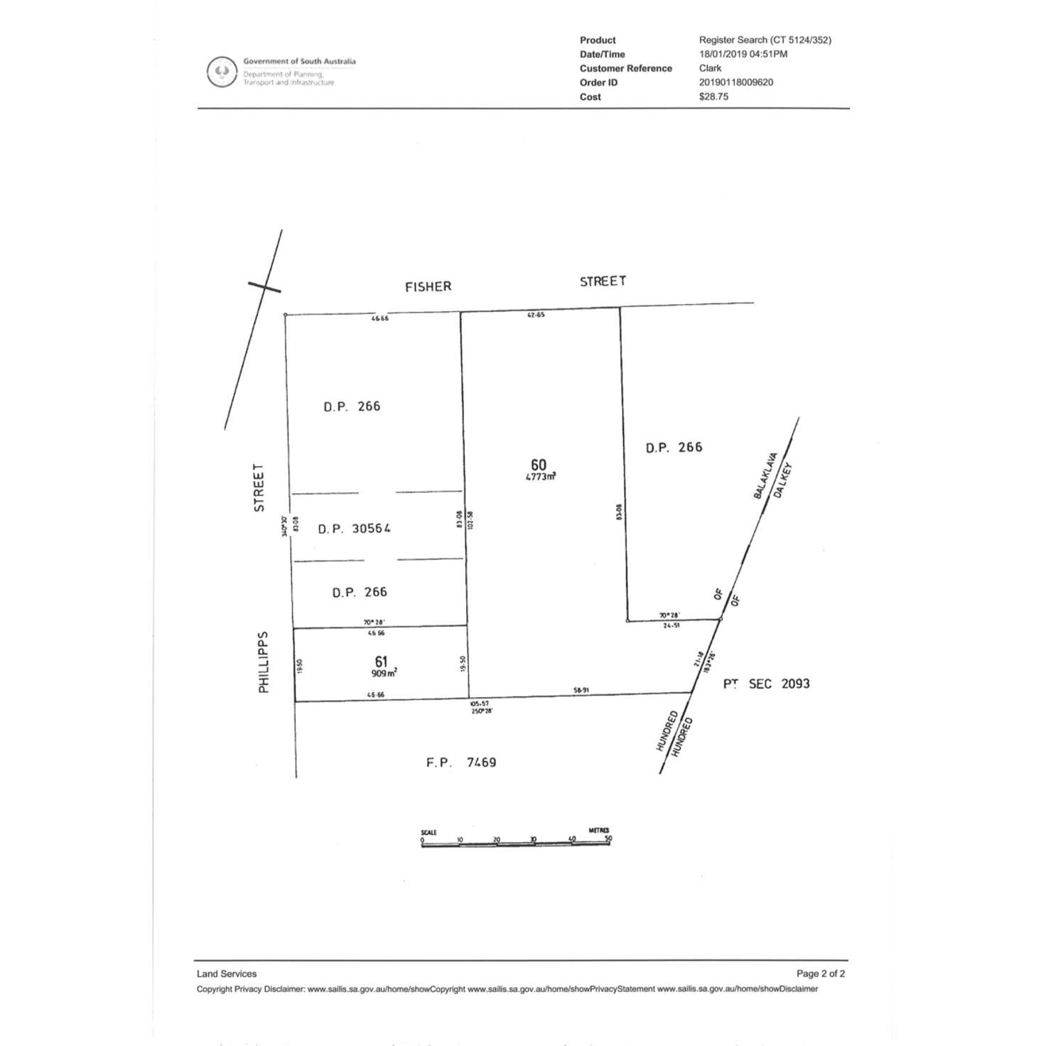 Floorplan of Homely house listing, 58 Fisher Street, Balaklava SA 5461