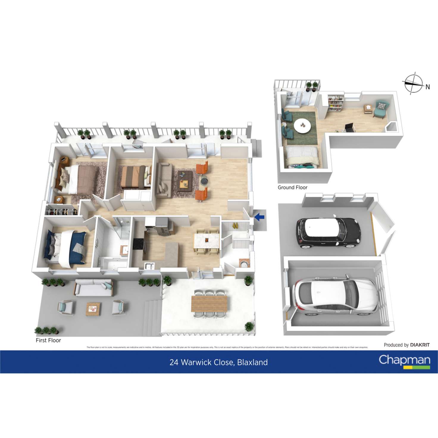 Floorplan of Homely house listing, 24 Warwick Close, Blaxland NSW 2774