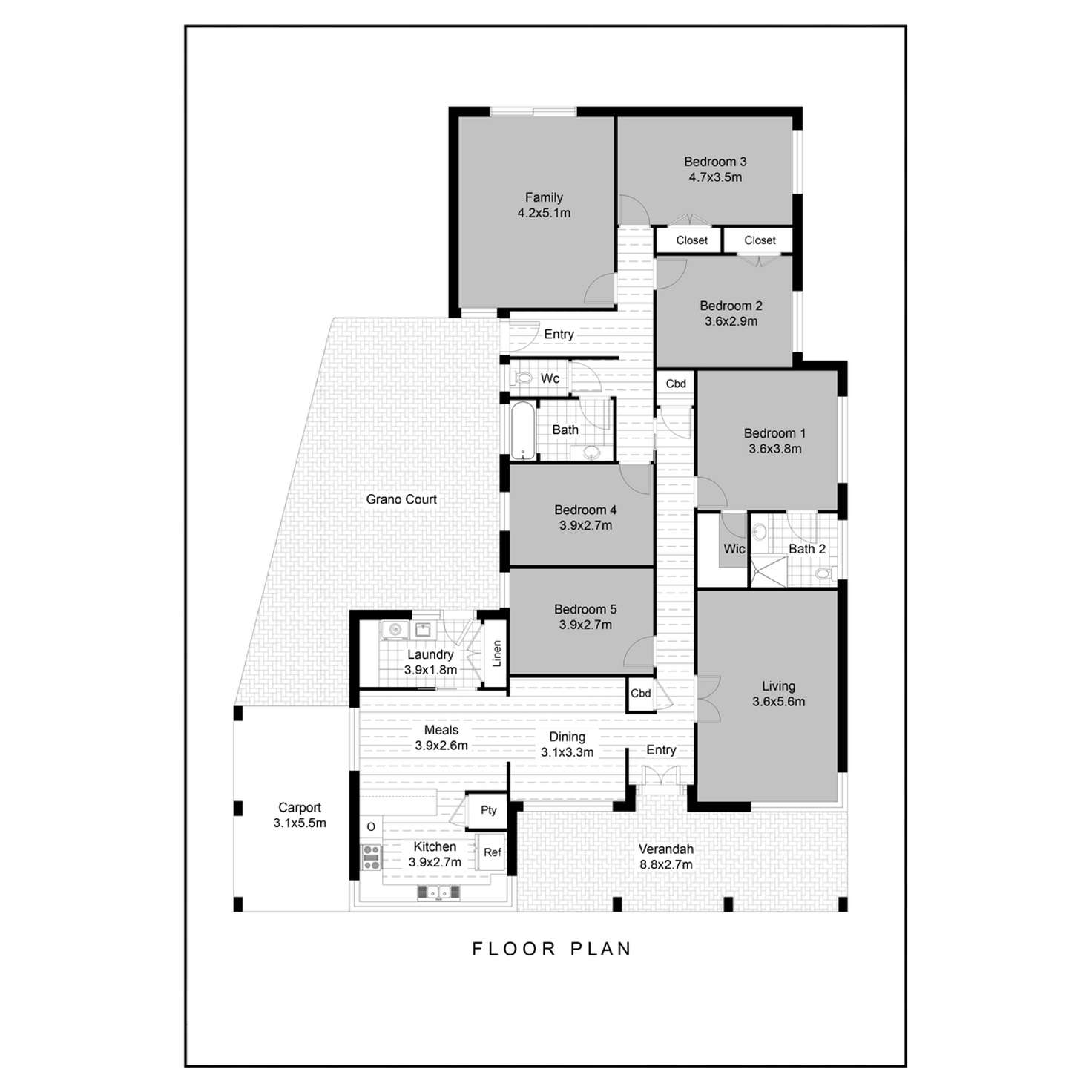 Floorplan of Homely house listing, 11 Willow Road, Warwick WA 6024