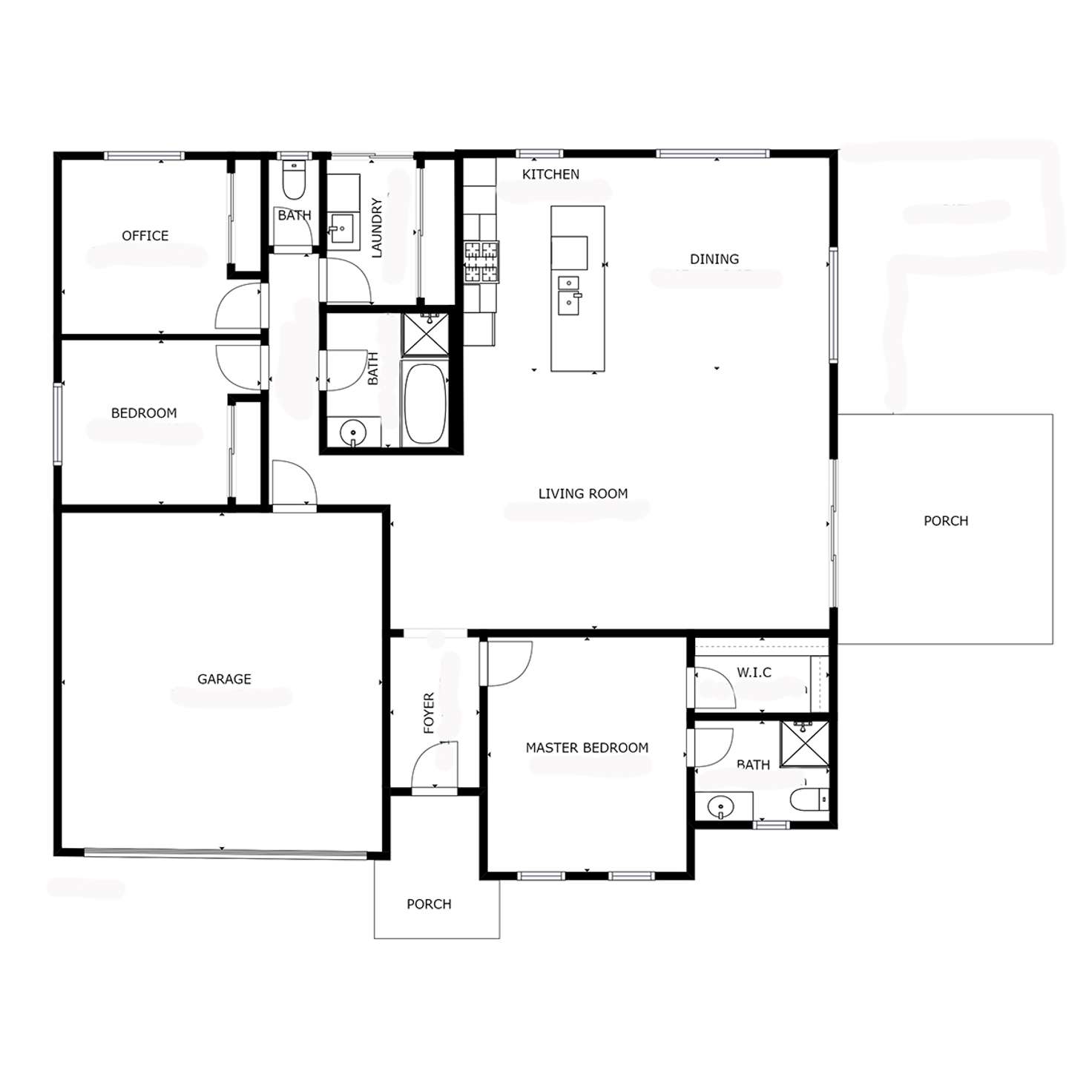 Floorplan of Homely house listing, 50 Margaret Court Drive, Baranduda VIC 3691