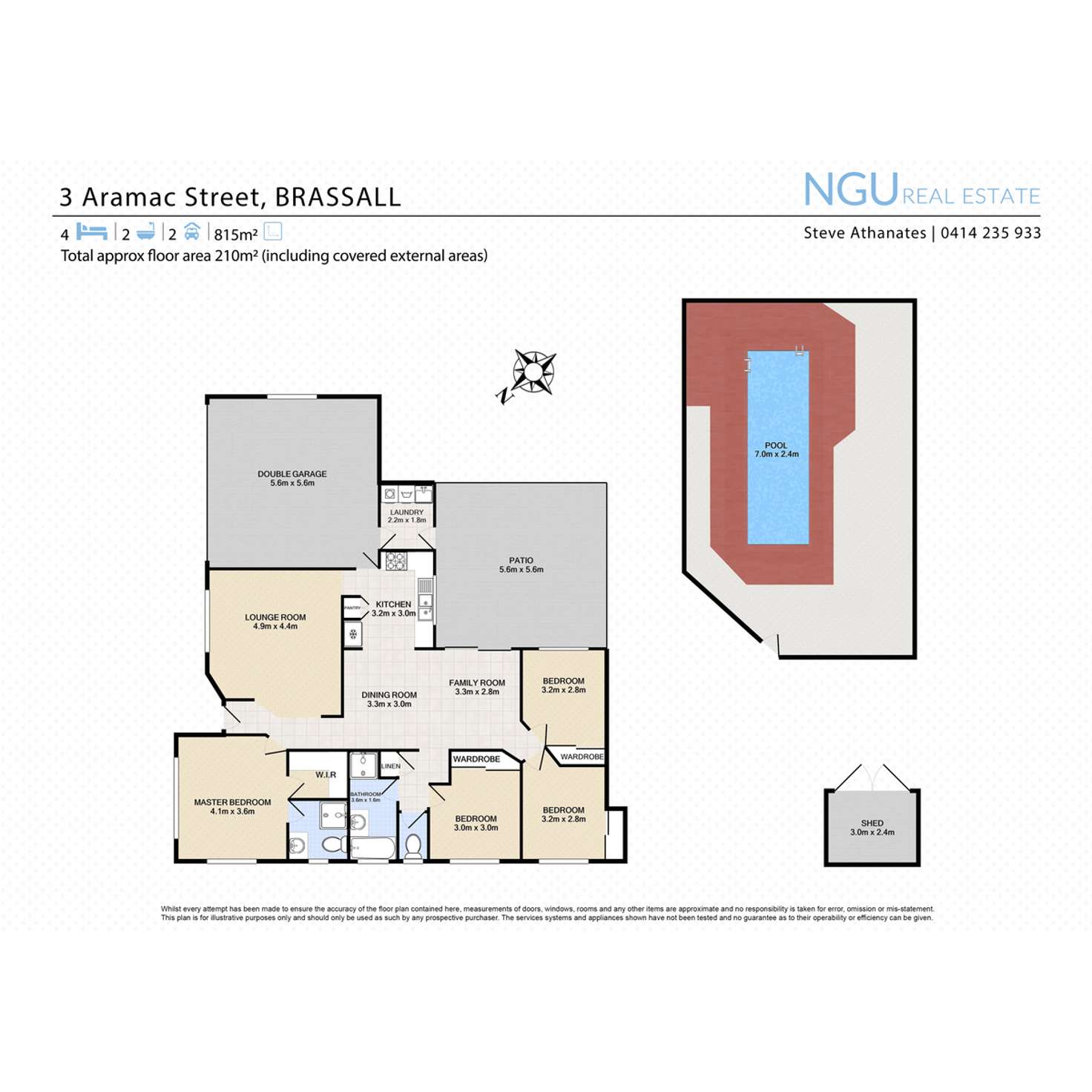 Floorplan of Homely house listing, 3 Aramac Street, Brassall QLD 4305