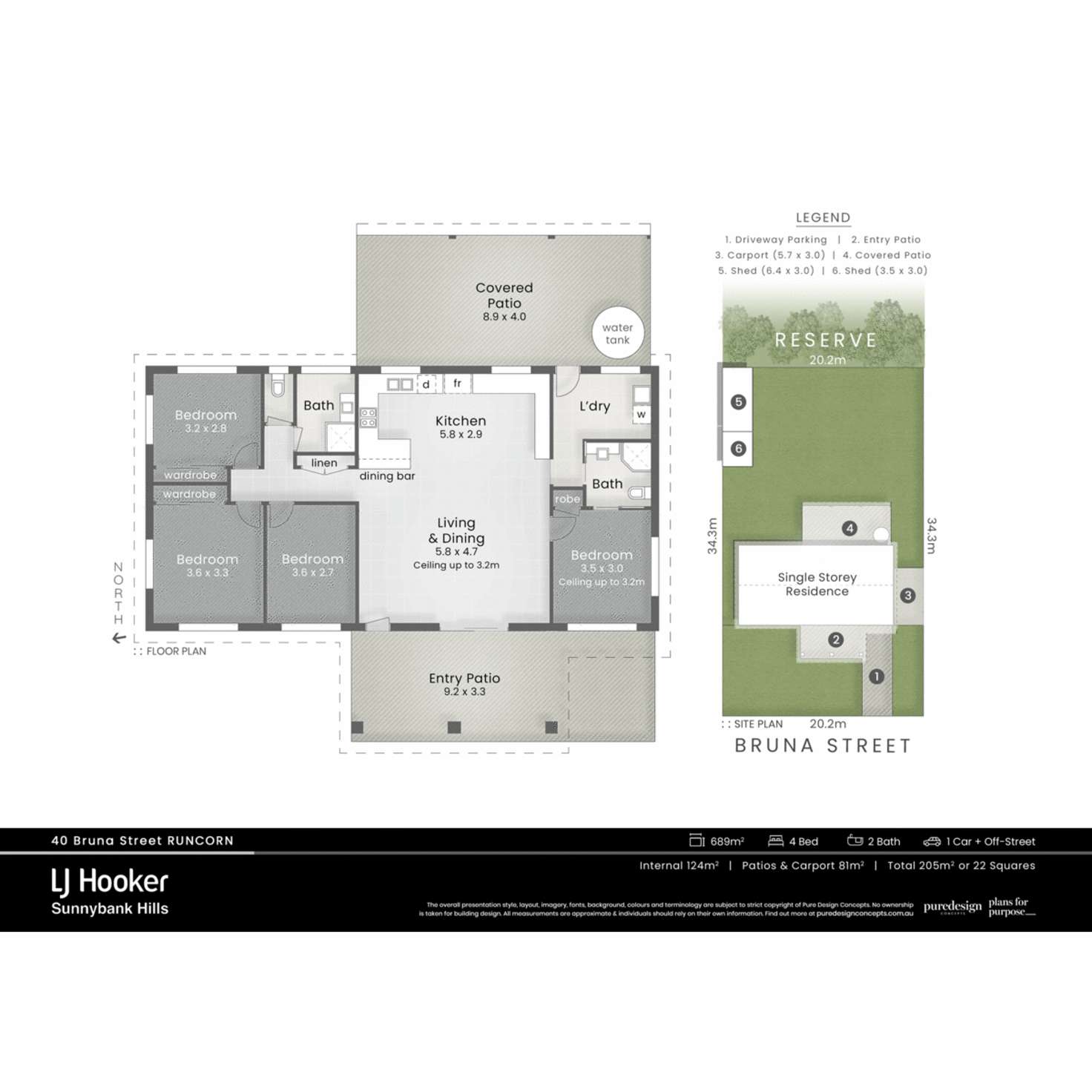Floorplan of Homely house listing, 40 Bruna Street, Runcorn QLD 4113