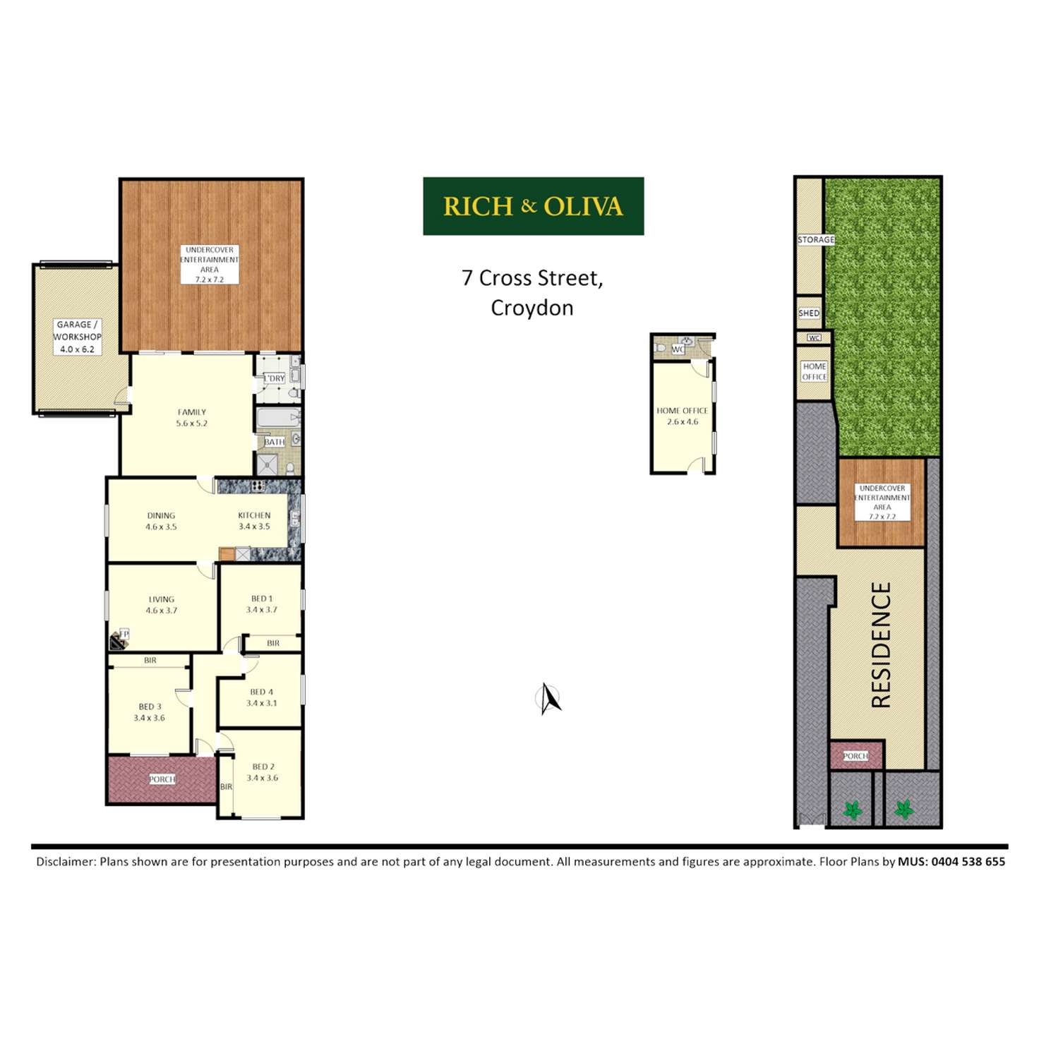 Floorplan of Homely house listing, 7 Cross Street, Croydon NSW 2132