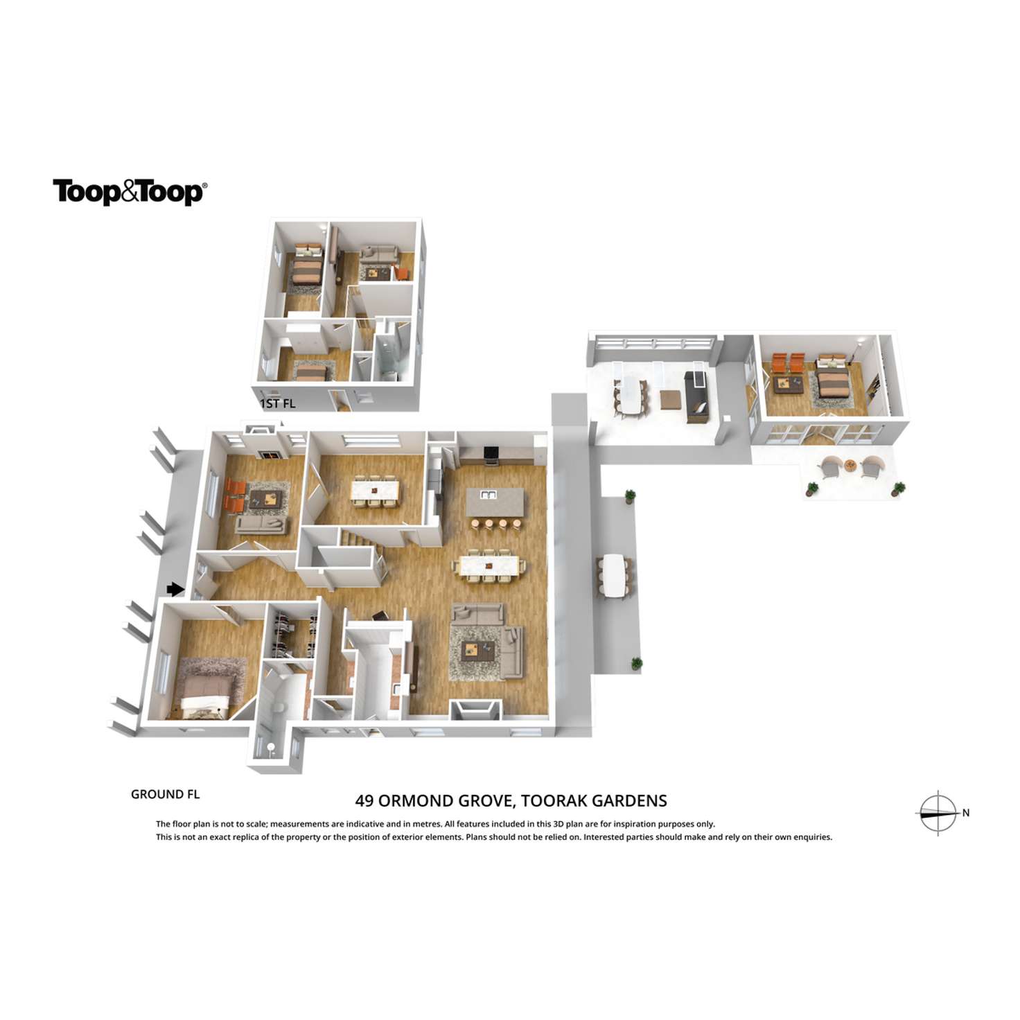 Floorplan of Homely house listing, 49 Ormond Grove, Toorak Gardens SA 5065