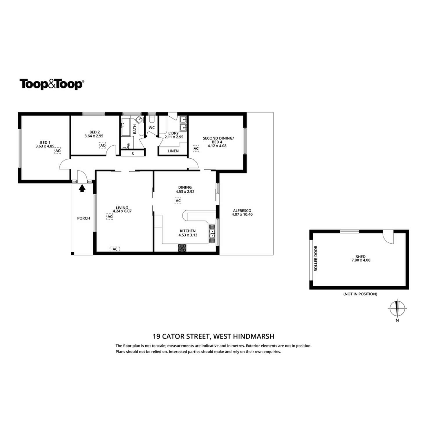 Floorplan of Homely house listing, 19 Cator Street, West Hindmarsh SA 5007
