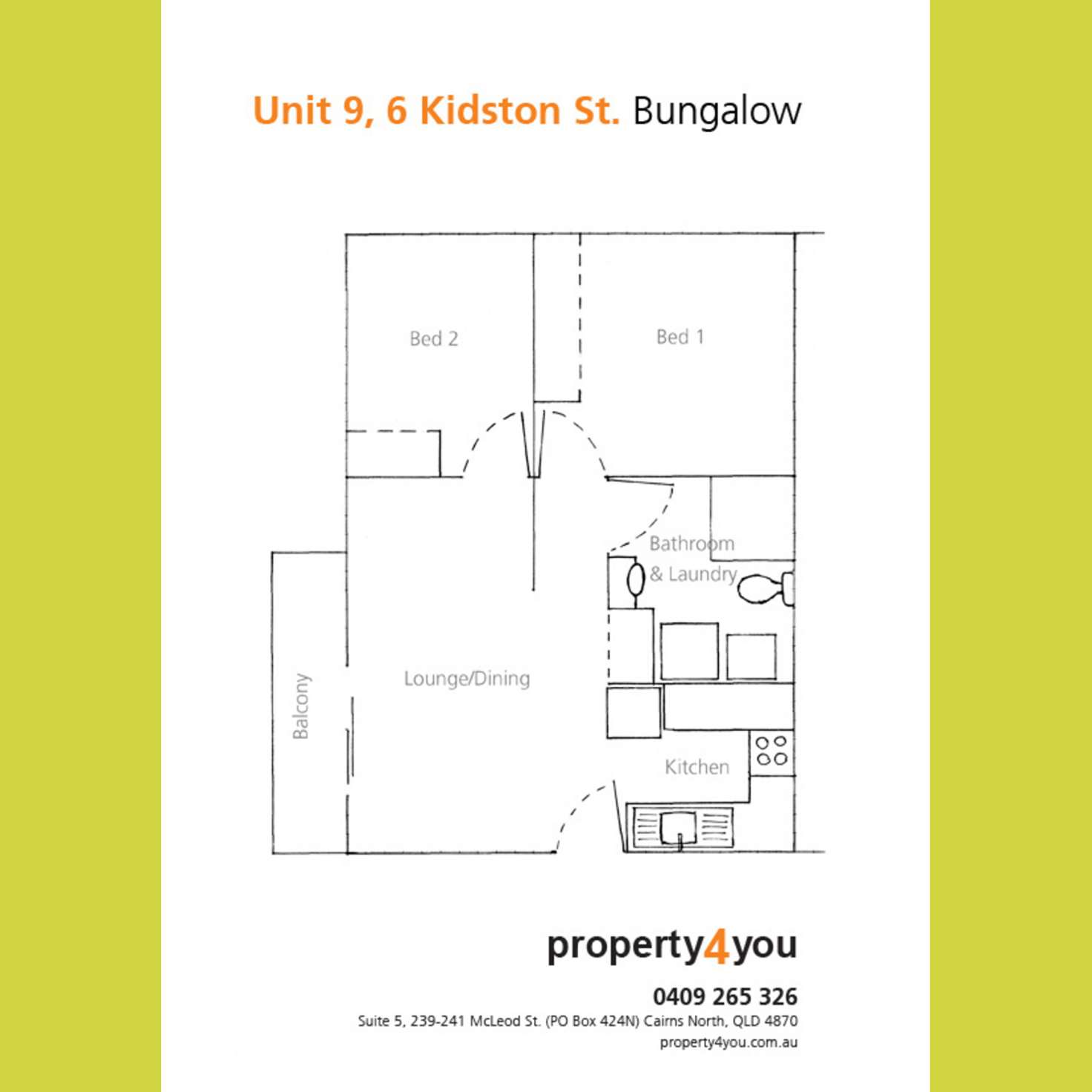 Floorplan of Homely unit listing, 9/6 Kidston Street, Bungalow QLD 4870