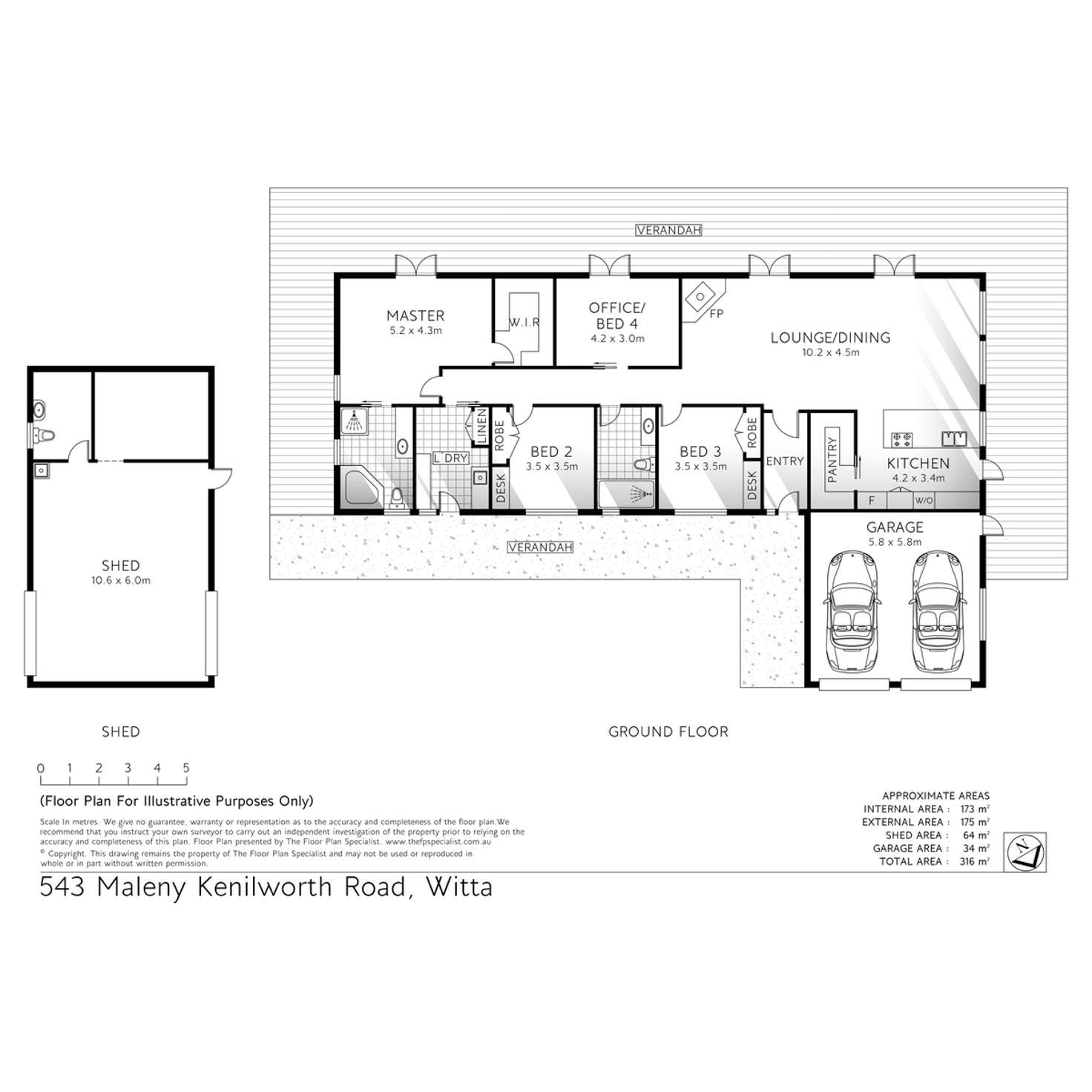 Floorplan of Homely house listing, 543 Maleny Kenilworth Road, Witta QLD 4552