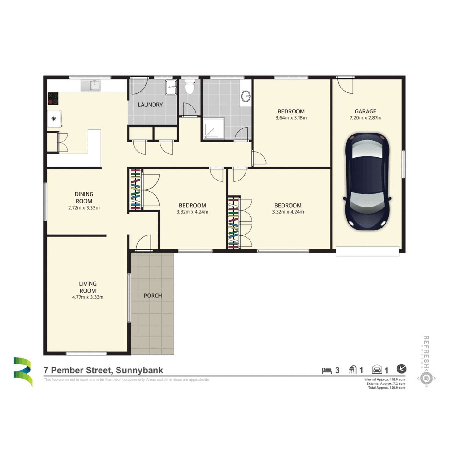 Floorplan of Homely house listing, 7 Pember Street, Sunnybank QLD 4109