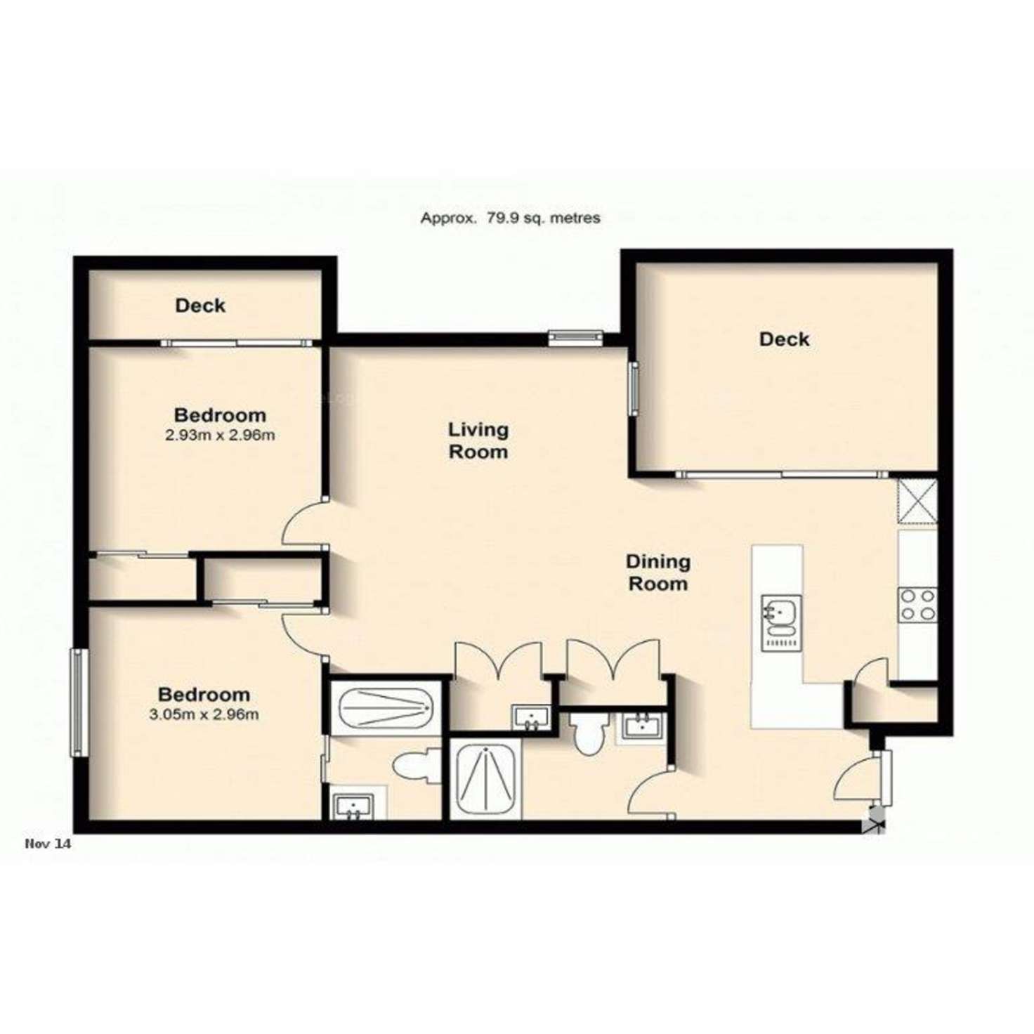 Floorplan of Homely unit listing, 9/45 Hill Crescent, Carina Heights QLD 4152