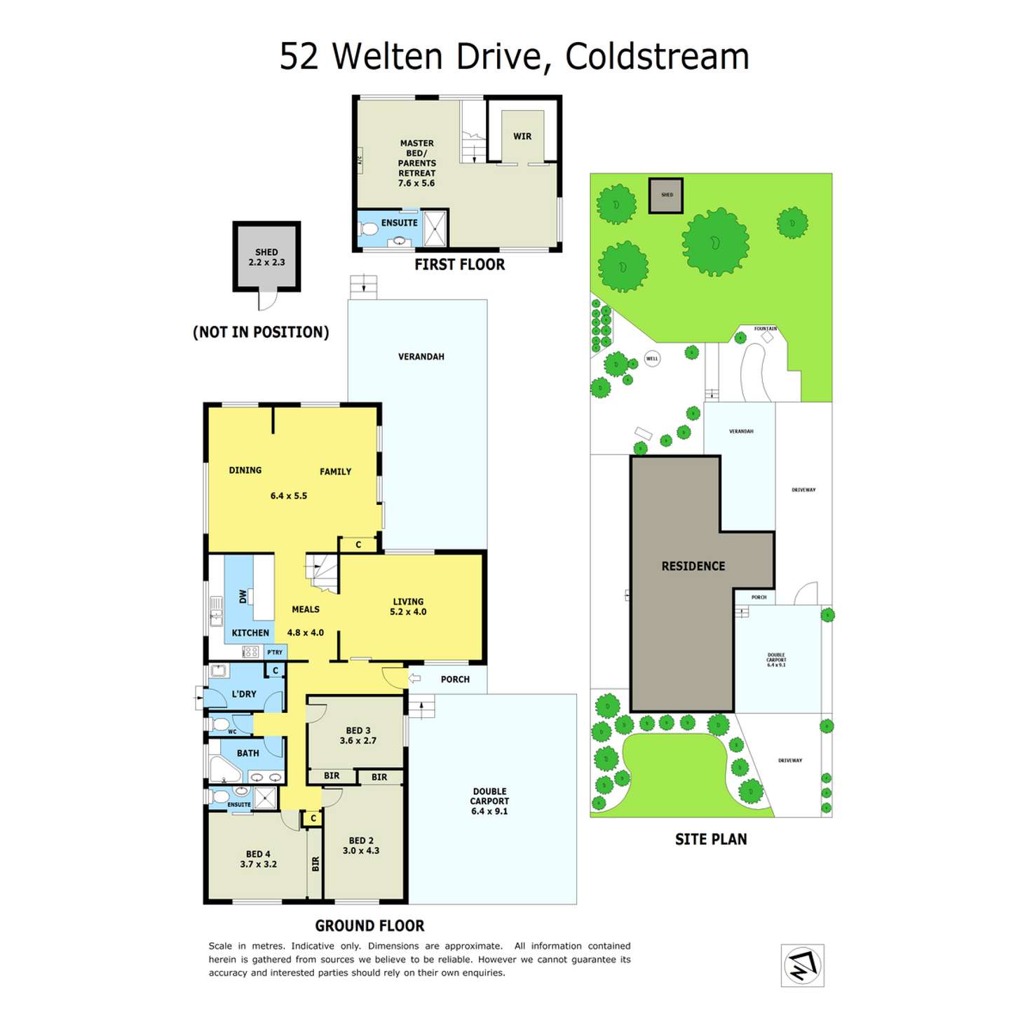 Floorplan of Homely house listing, 52 Welten Drive, Coldstream VIC 3770