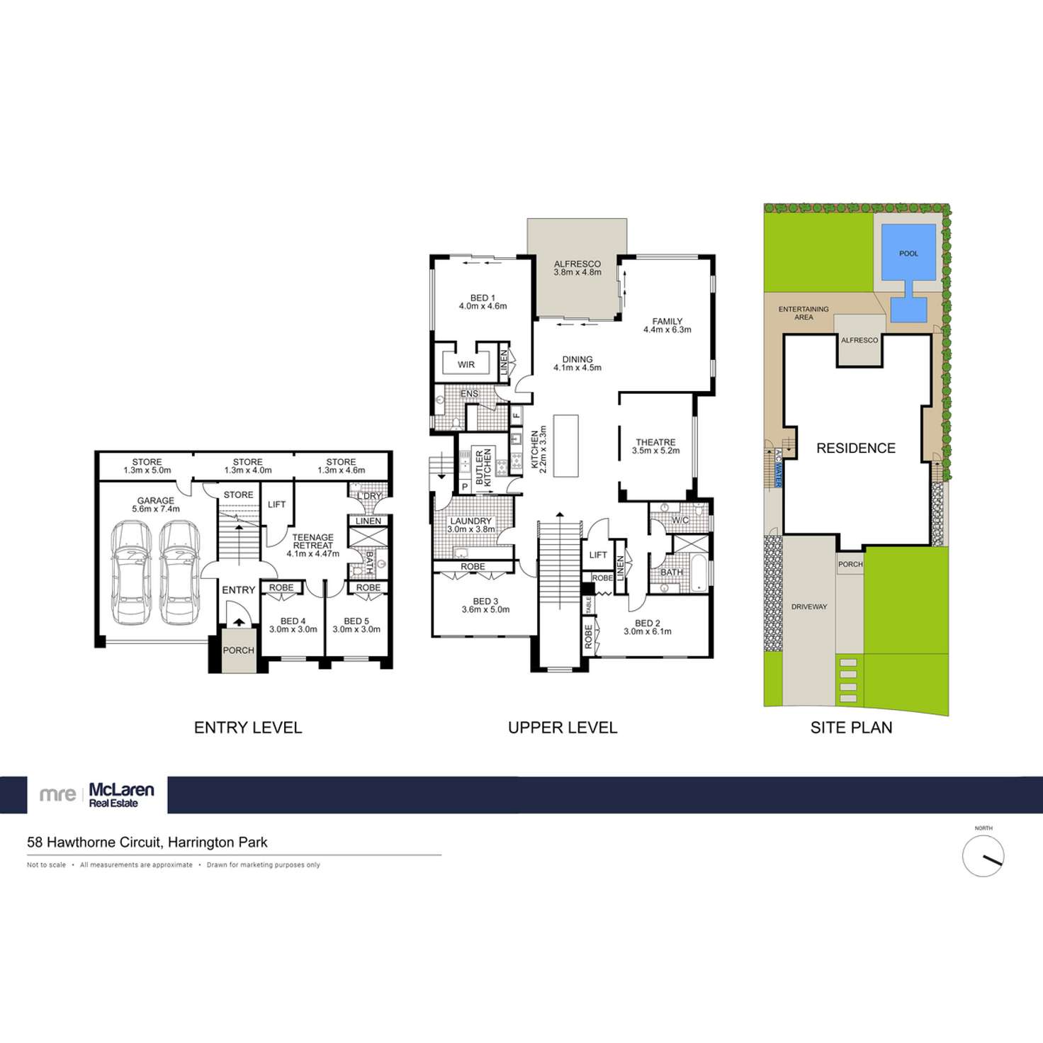 Floorplan of Homely house listing, 58 Hawthorne Circuit, Harrington Park NSW 2567