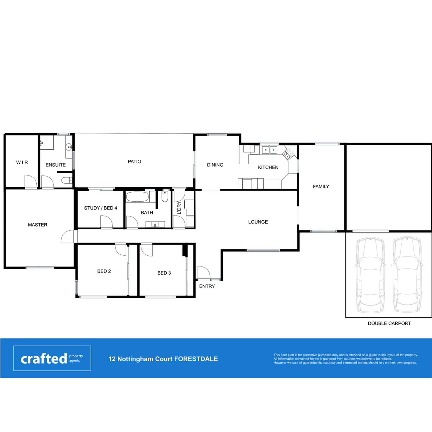 Floorplan of Homely house listing, 12-14 Nottingham Court, Forestdale QLD 4118