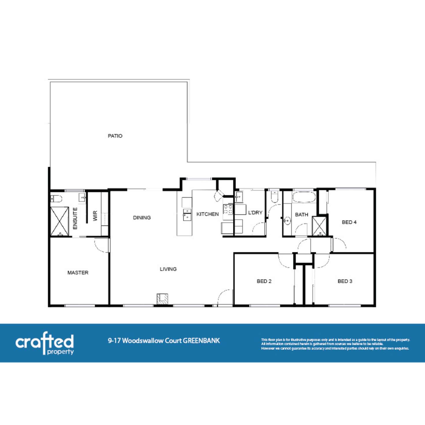 Floorplan of Homely house listing, 9-17 Woodswallow Court, Greenbank QLD 4124