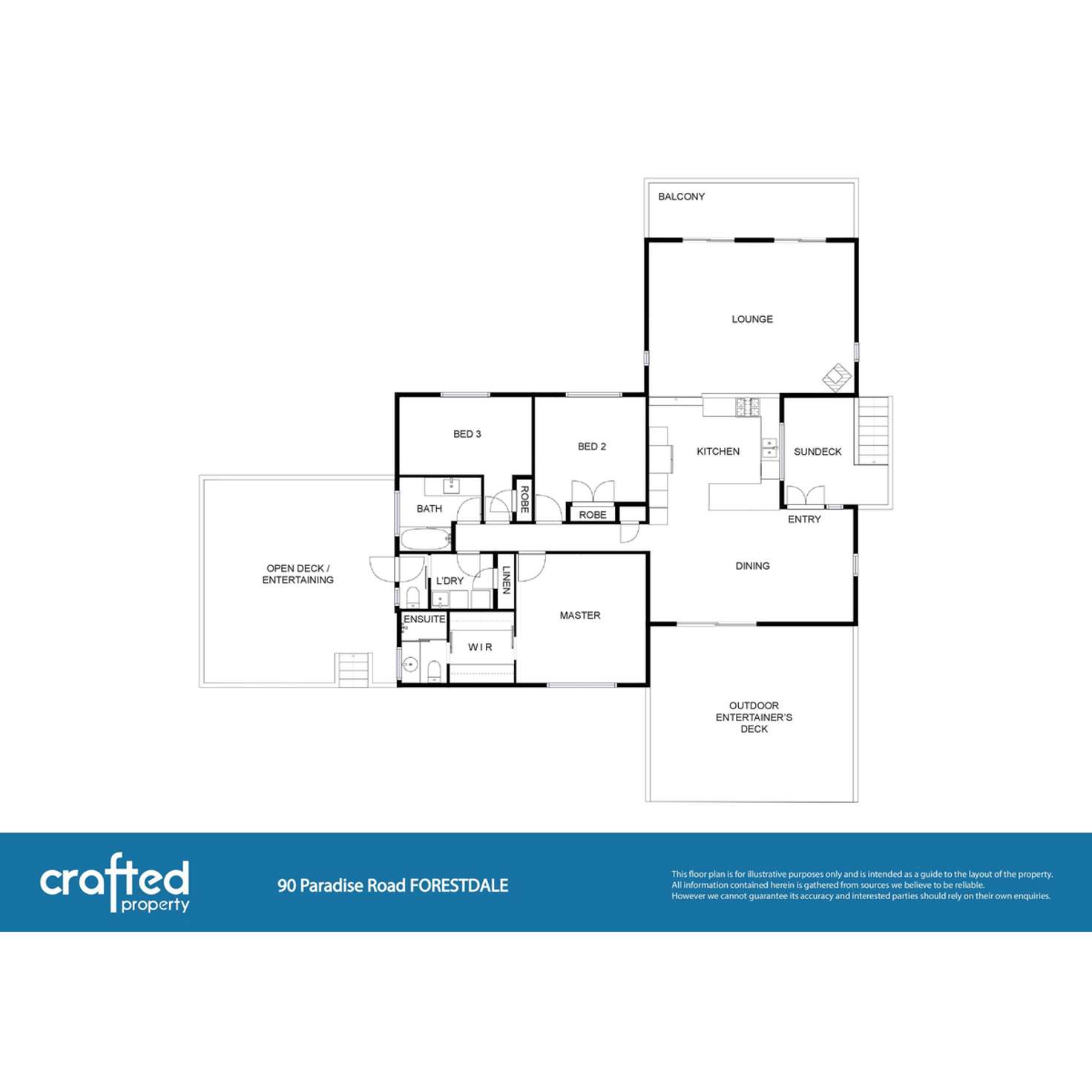 Floorplan of Homely house listing, 90 Paradise Road, Forestdale QLD 4118