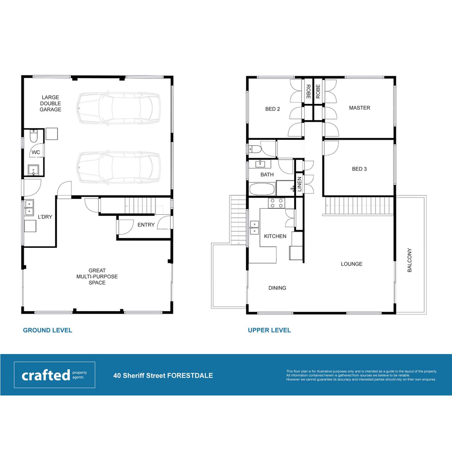 Floorplan of Homely house listing, 40 Sheriff Street, Forestdale QLD 4118