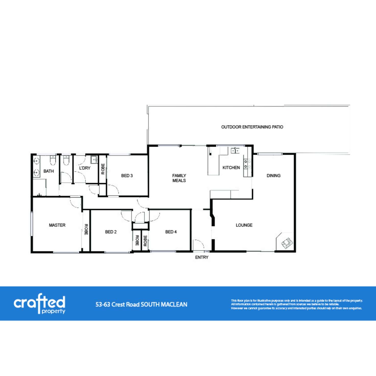 Floorplan of Homely house listing, 53-63 Crest Road, South Maclean QLD 4280