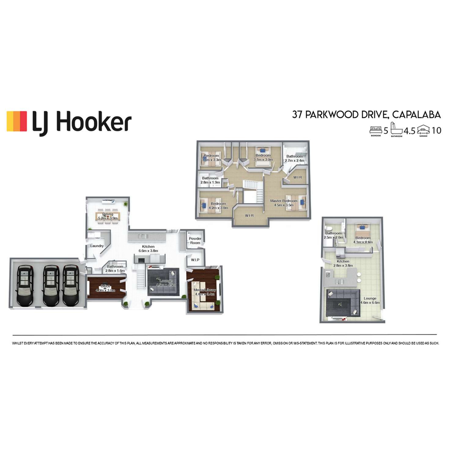 Floorplan of Homely house listing, 37 Parkwood Drive, Capalaba QLD 4157