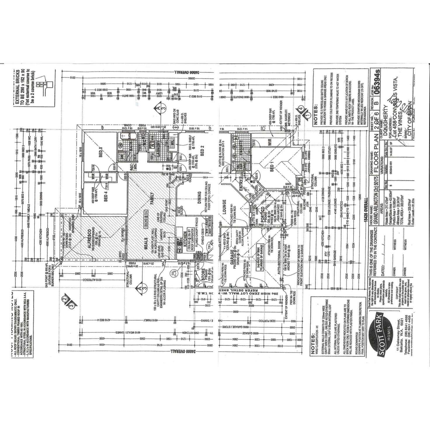 Floorplan of Homely house listing, 1 Convallis Vista, The Vines WA 6069