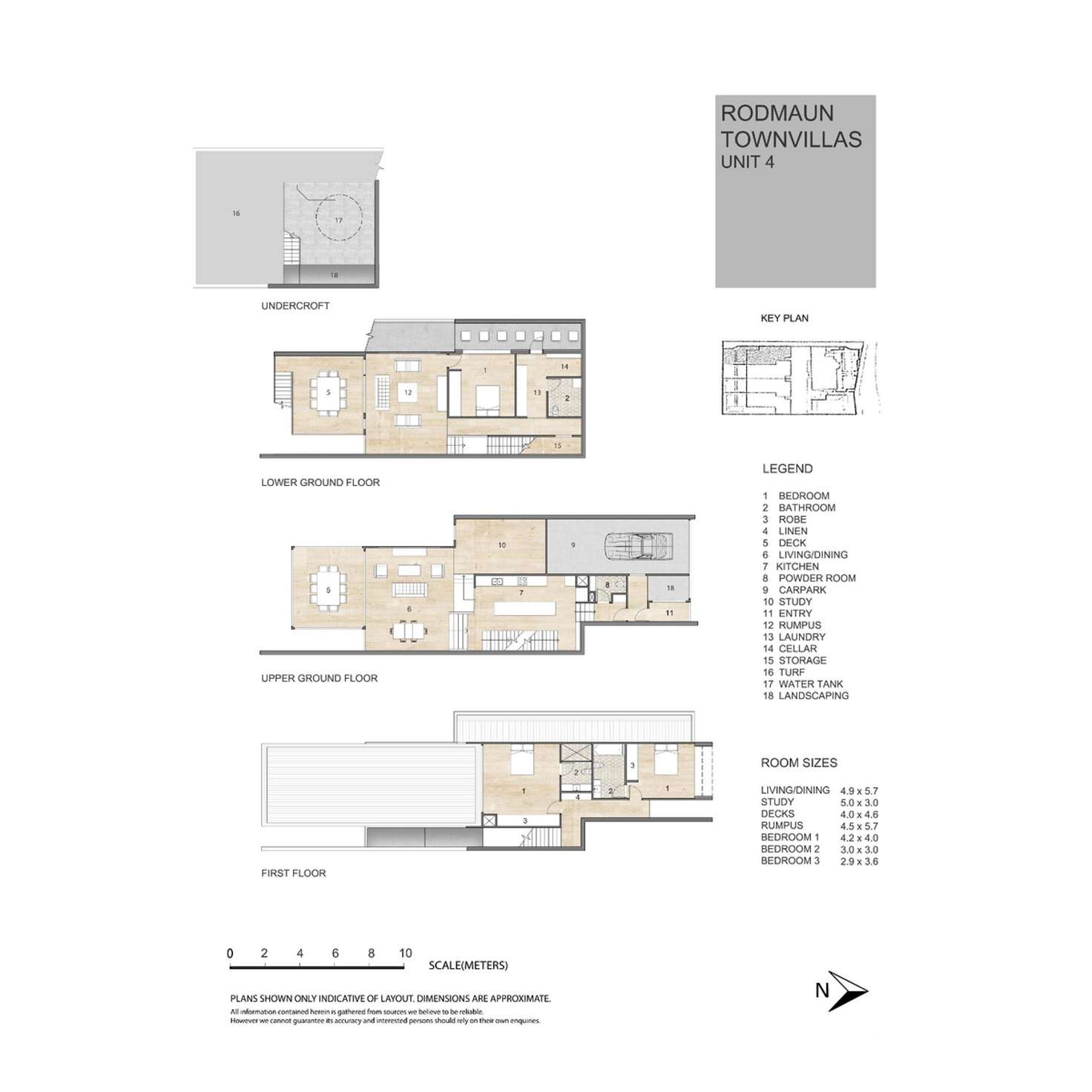Floorplan of Homely townhouse listing, 4/165 Dornoch Terrace, Highgate Hill QLD 4101