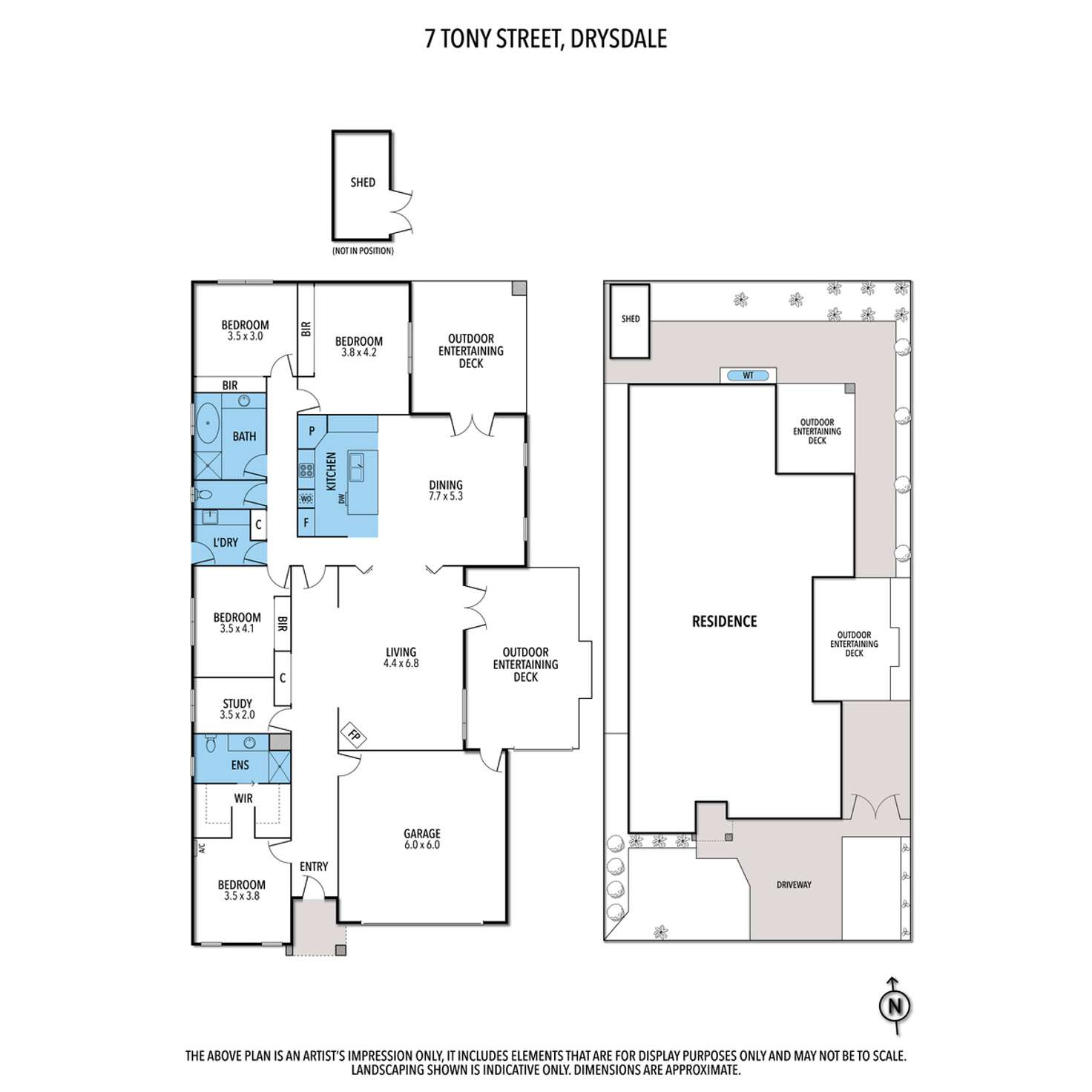 Floorplan of Homely house listing, 7 Tony Street, Drysdale VIC 3222