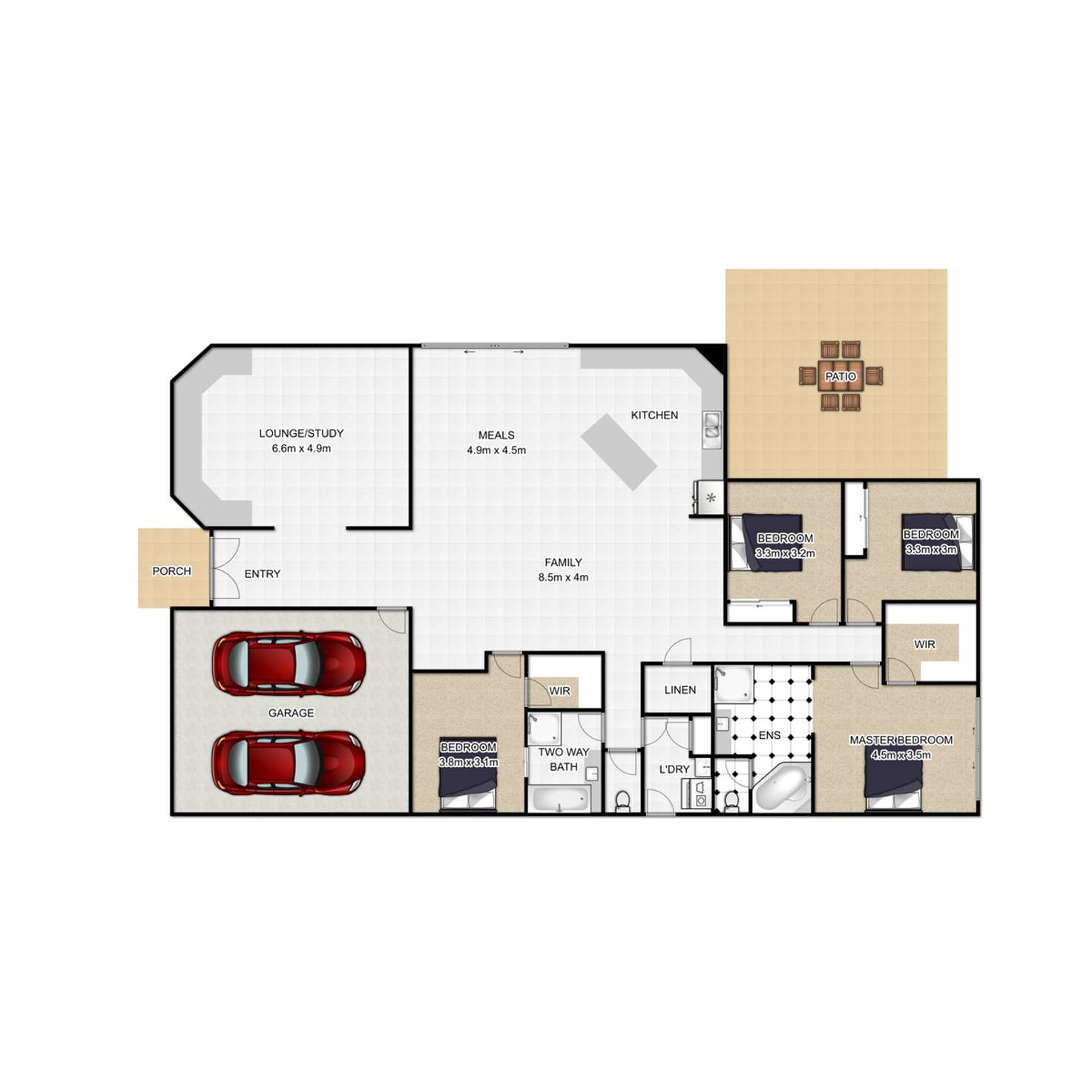 Floorplan of Homely house listing, 7 Bellevista Crescent, Wellington Point QLD 4160