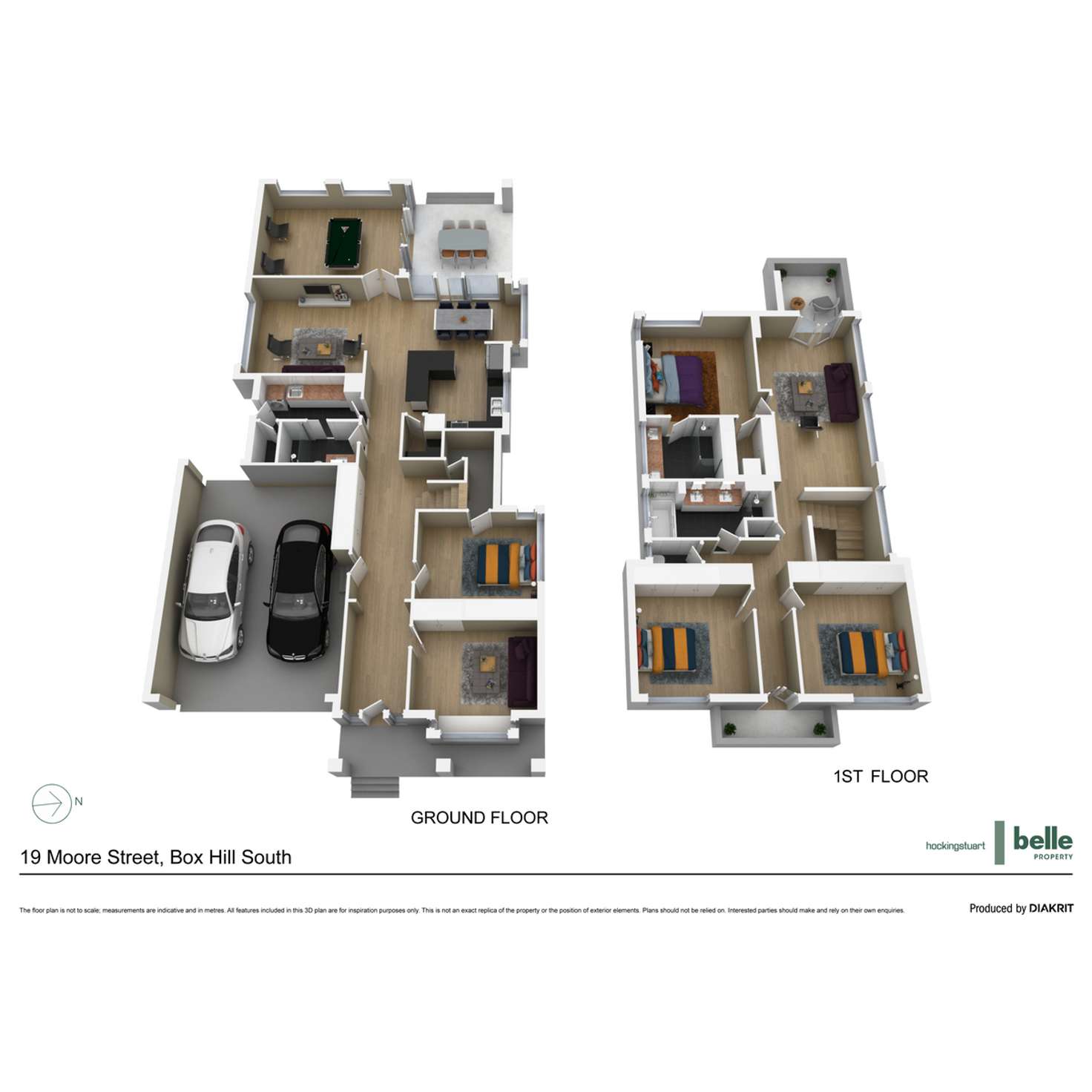 Floorplan of Homely house listing, 19 Moore Street, Box Hill South VIC 3128