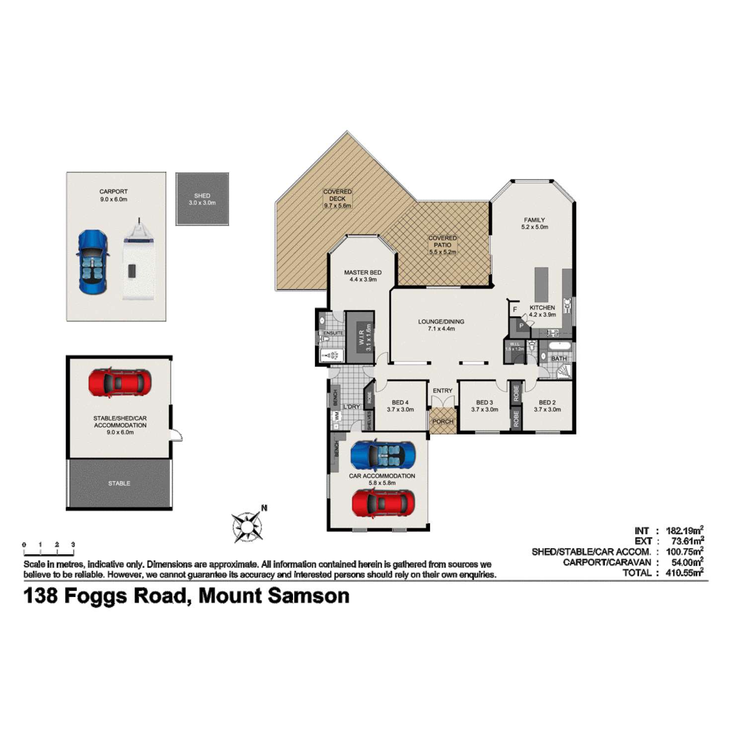 Floorplan of Homely house listing, 138 Foggs Road, Mount Samson QLD 4520
