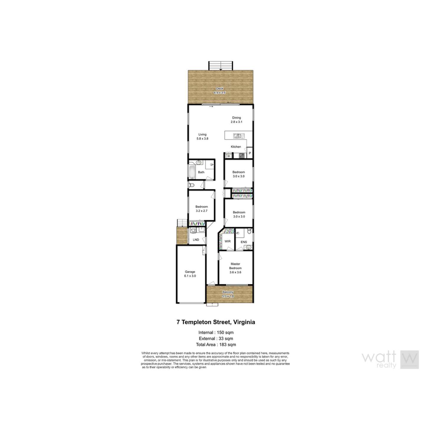 Floorplan of Homely house listing, 7 Templeton Street, Virginia QLD 4014