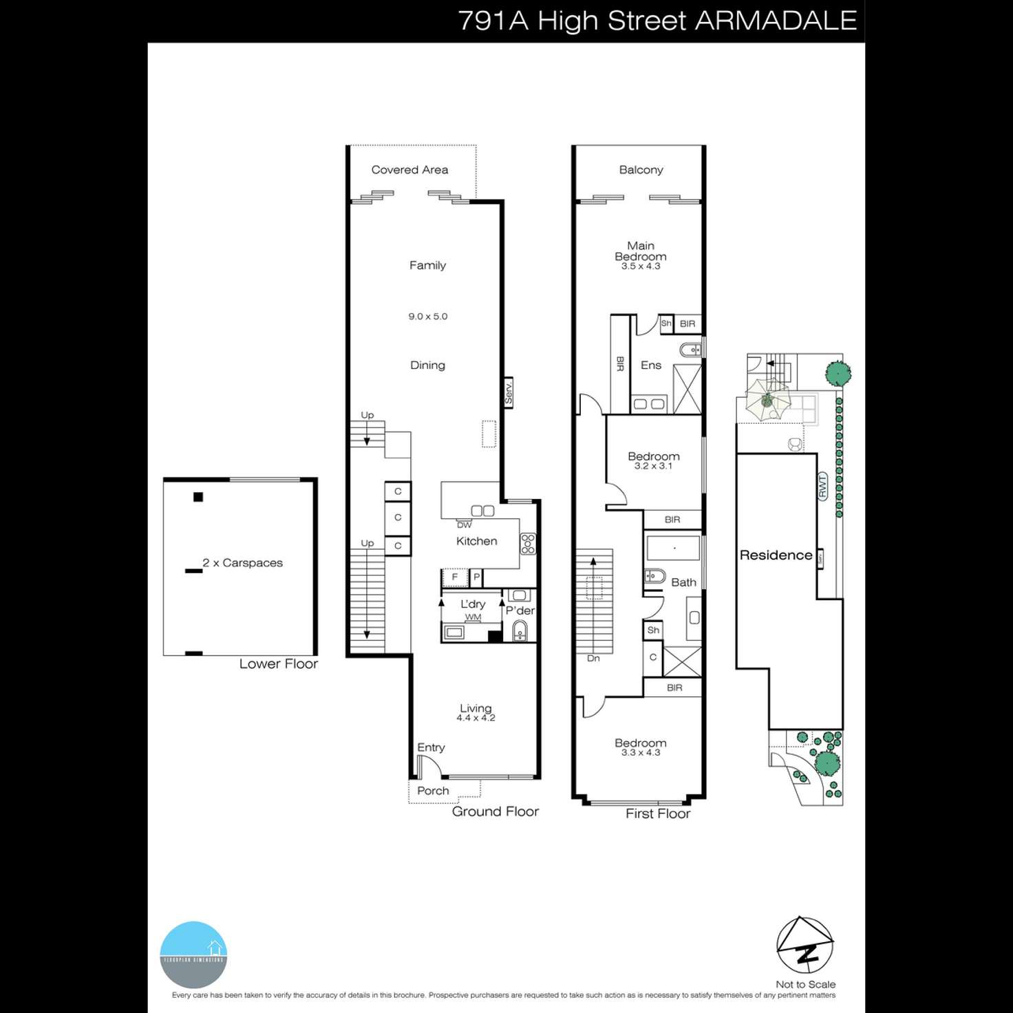 Floorplan of Homely townhouse listing, 791a High Street, Armadale VIC 3143