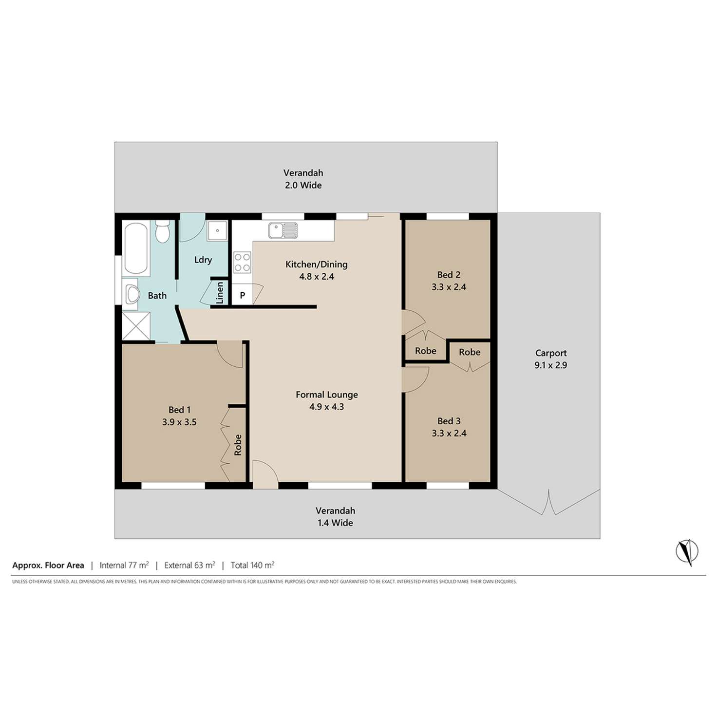 Floorplan of Homely house listing, 5 Duranta Court, Crestmead QLD 4132
