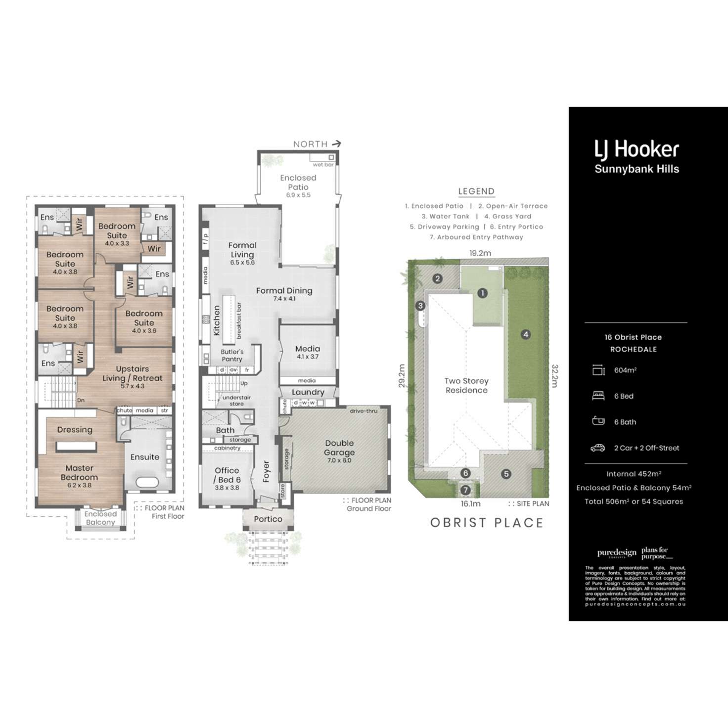 Floorplan of Homely house listing, 16 Obrist Place, Rochedale QLD 4123