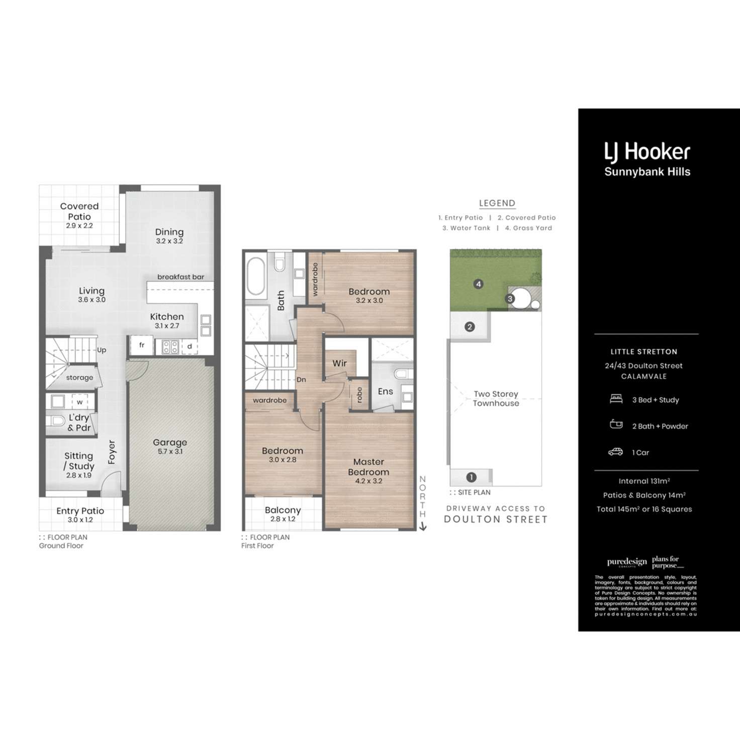 Floorplan of Homely townhouse listing, 24/43 Doulton Street, Calamvale QLD 4116