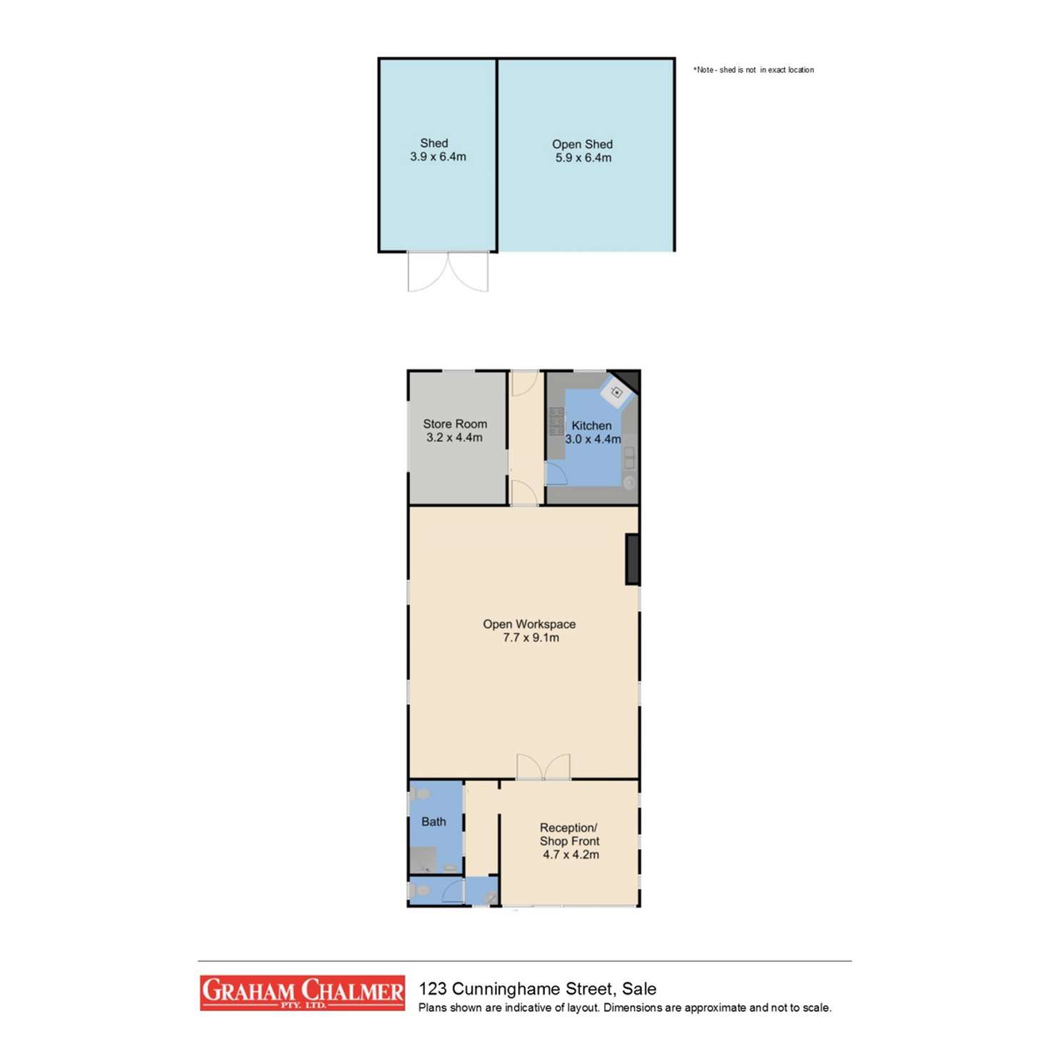 Floorplan of Homely warehouse listing, 123 Cunninghame Street, Sale VIC 3850