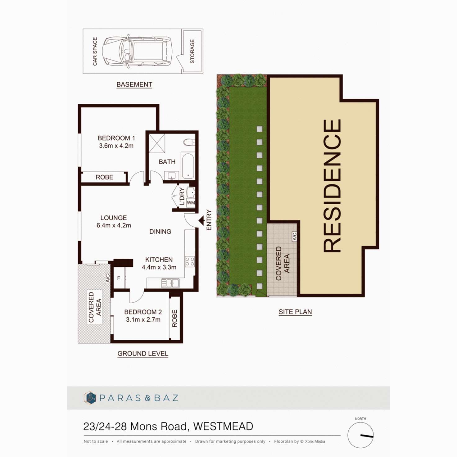 Floorplan of Homely apartment listing, 23/24-28 Mons Road, Westmead NSW 2145