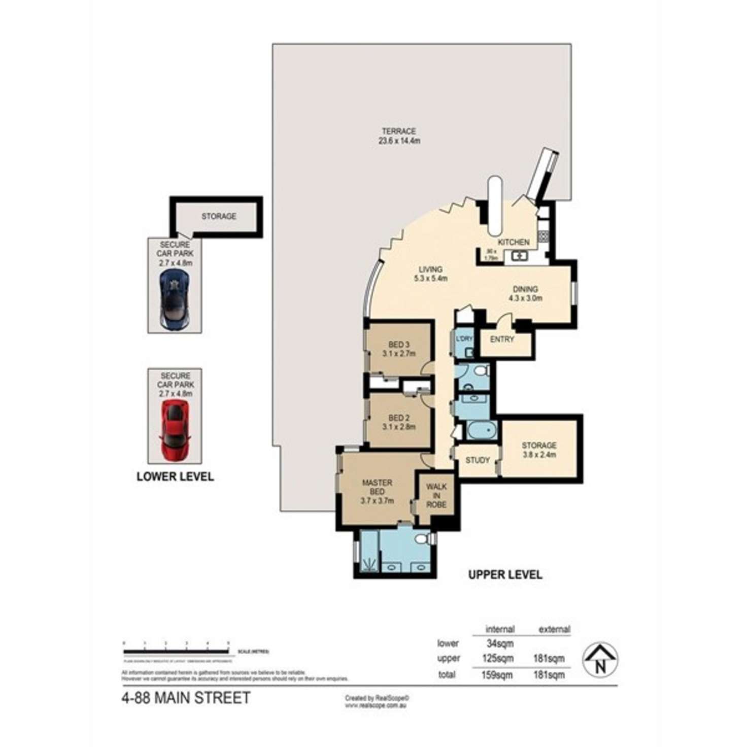 Floorplan of Homely apartment listing, 88 Main Street, Kangaroo Point QLD 4169