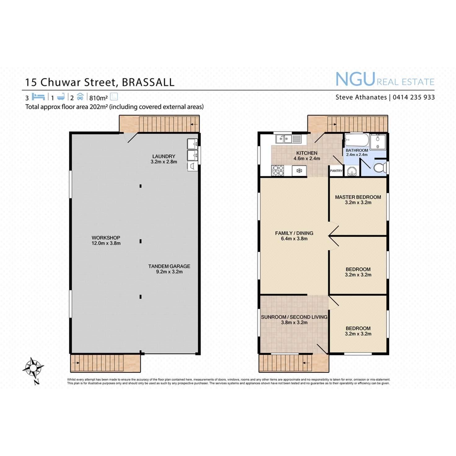 Floorplan of Homely house listing, 15 Chuwar Street, Brassall QLD 4305