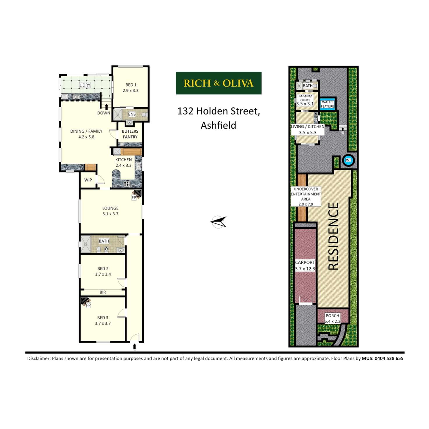 Floorplan of Homely house listing, 132 Holden Street, Ashfield NSW 2131
