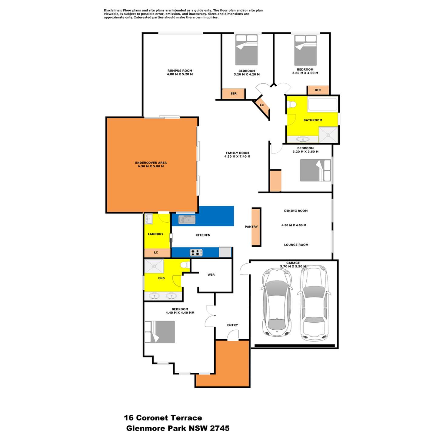 Floorplan of Homely house listing, 16 Coronet Terrace, Glenmore Park NSW 2745