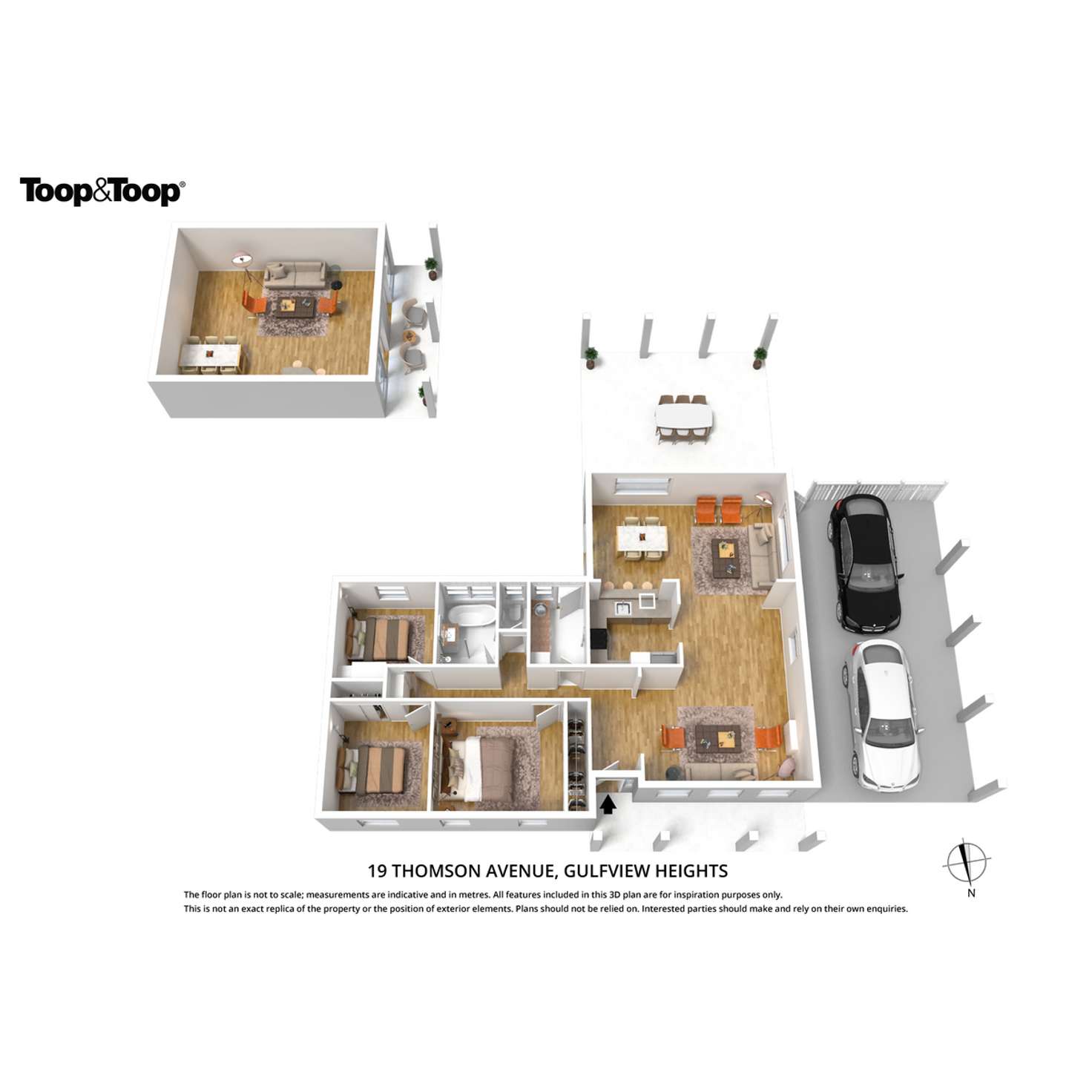 Floorplan of Homely house listing, 19 Thomson Avenue, Gulfview Heights SA 5096