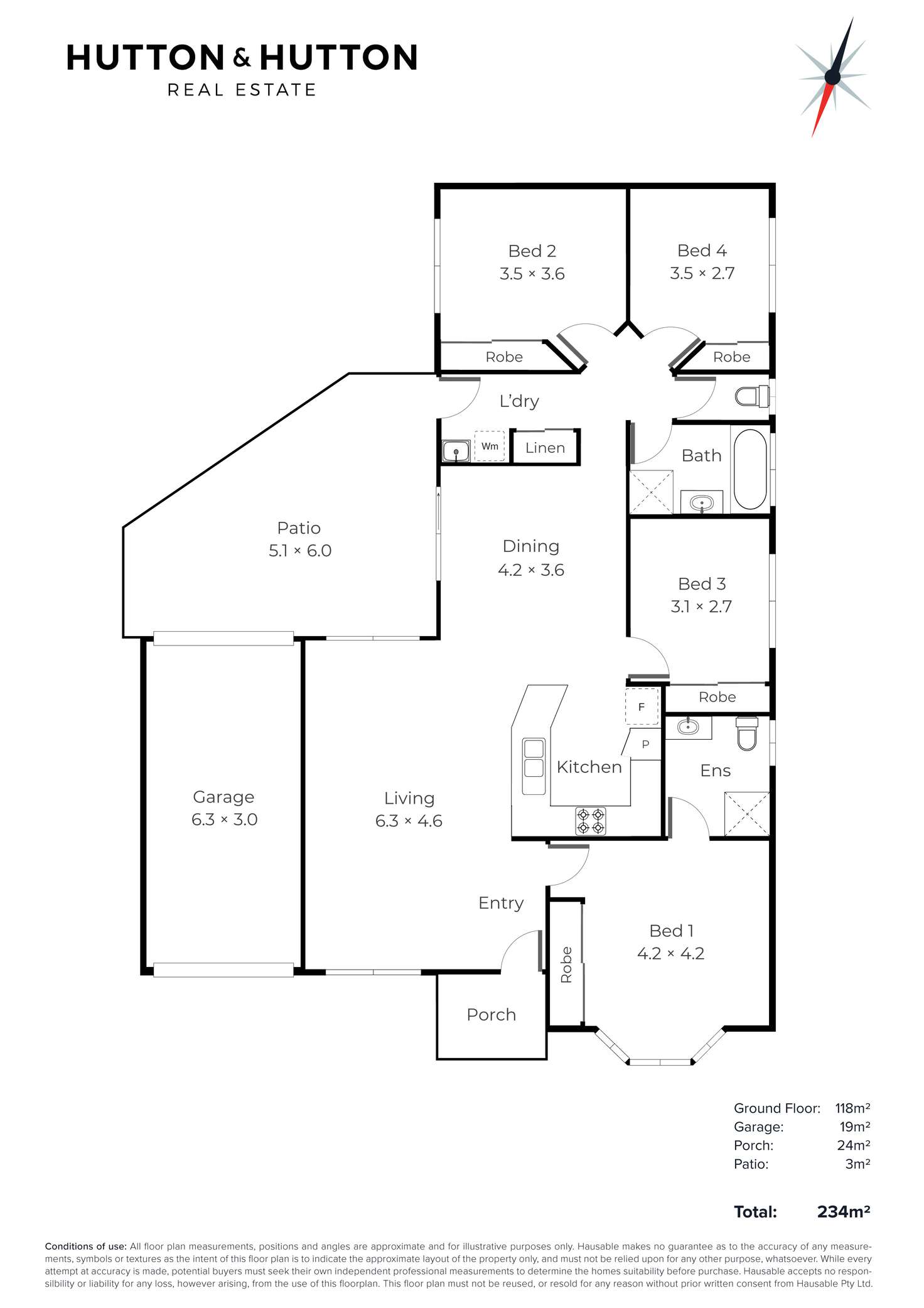 Floorplan of Homely house listing, 13 Bogong Street, Hemmant QLD 4174