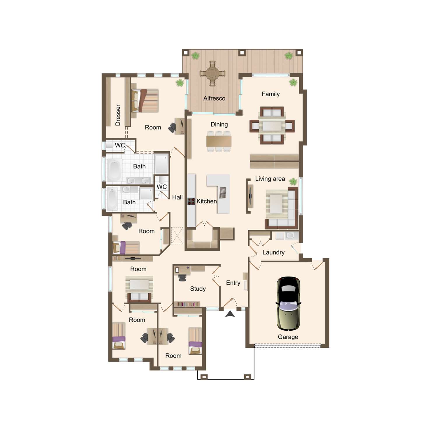 Floorplan of Homely house listing, 61 Sisley Street, Forest Lake QLD 4078