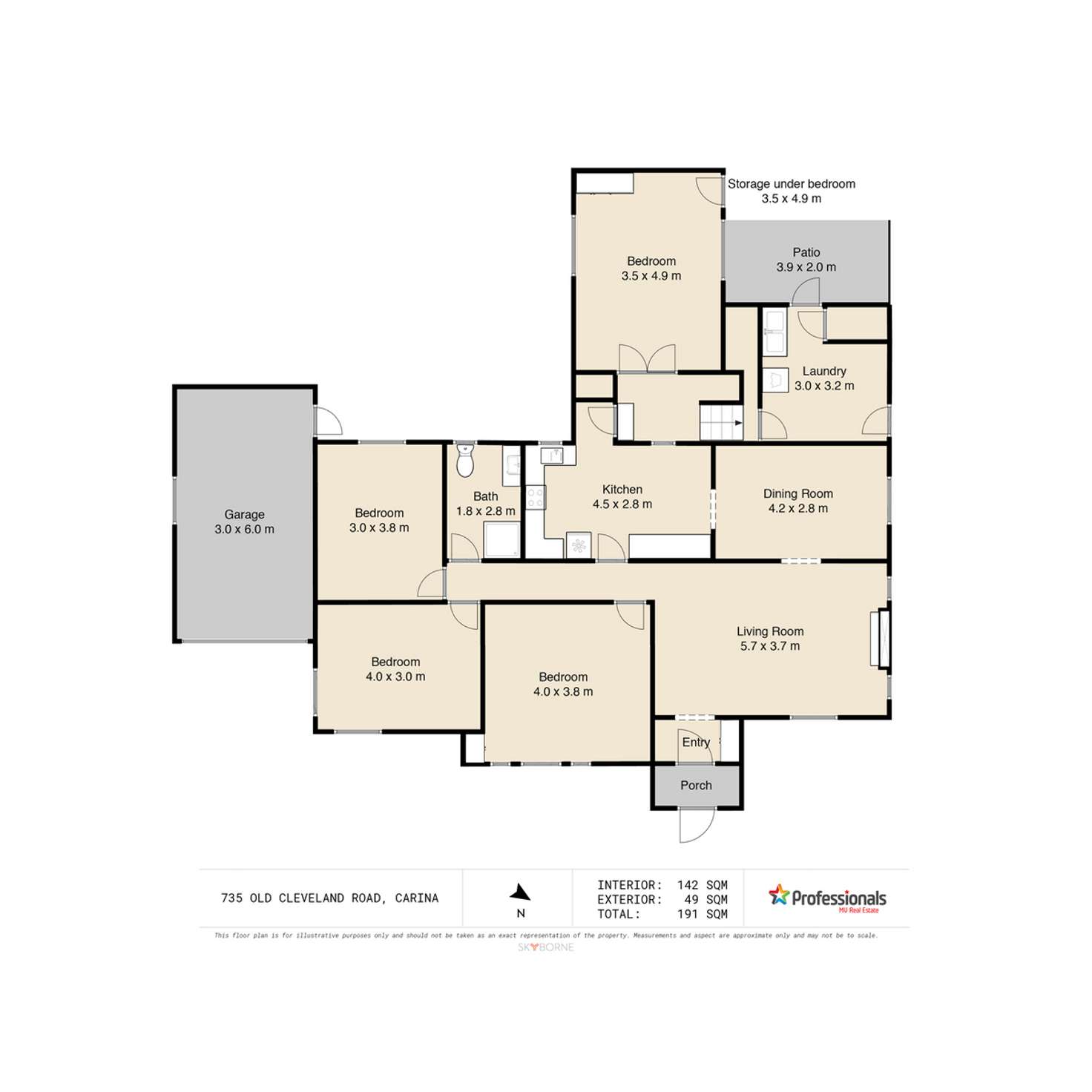 Floorplan of Homely house listing, 735 Old Cleveland Road, Carina QLD 4152
