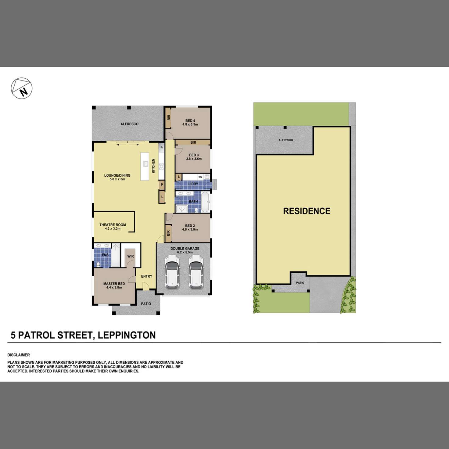 Floorplan of Homely house listing, 5 Patrol Street, Leppington NSW 2179