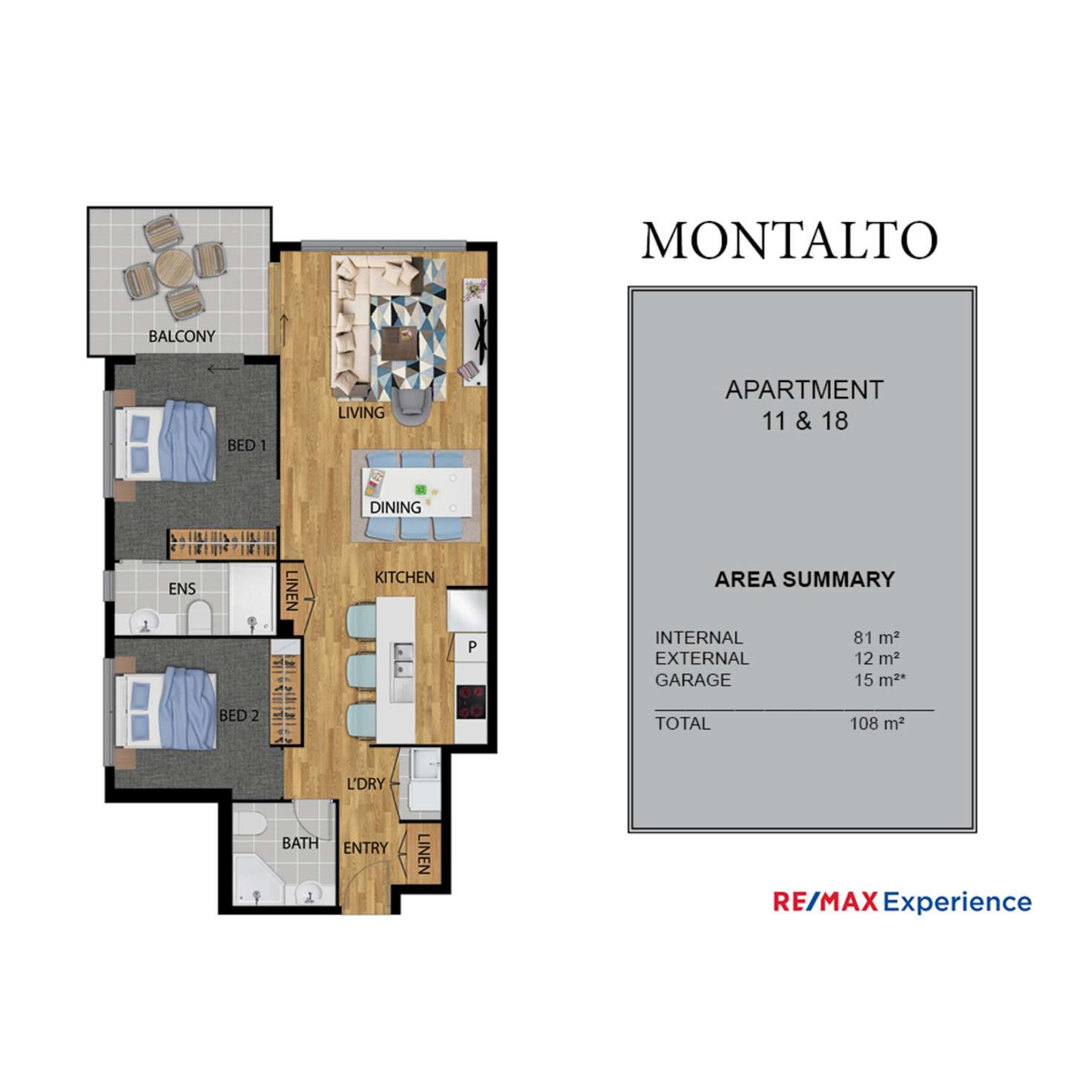 Floorplan of Homely apartment listing, 18/19 Jones Road, Carina Heights QLD 4152